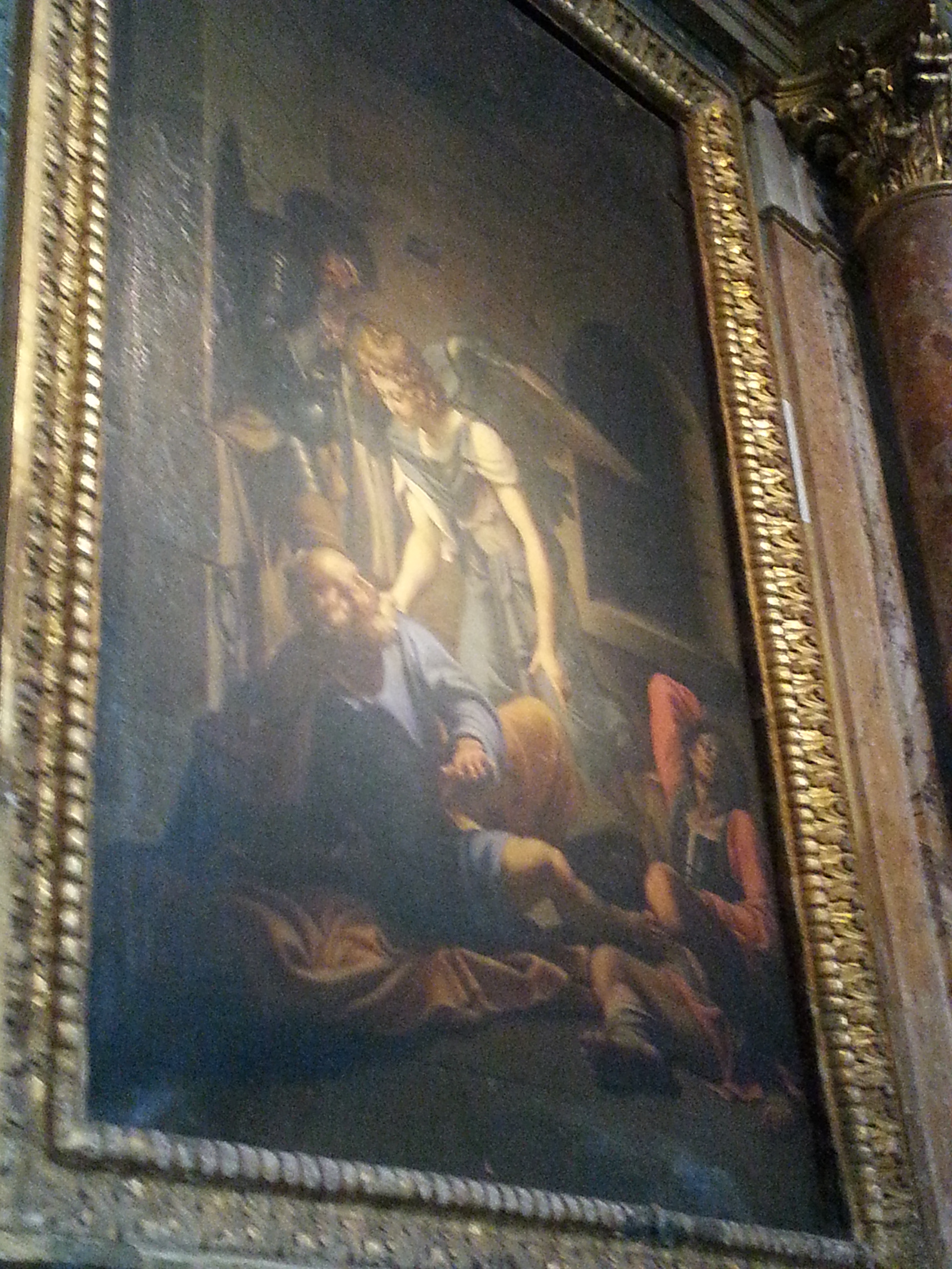 Copy of the "Liberazione di Pietro del Domenichino" by Pietro Santi Bartoli 1683 