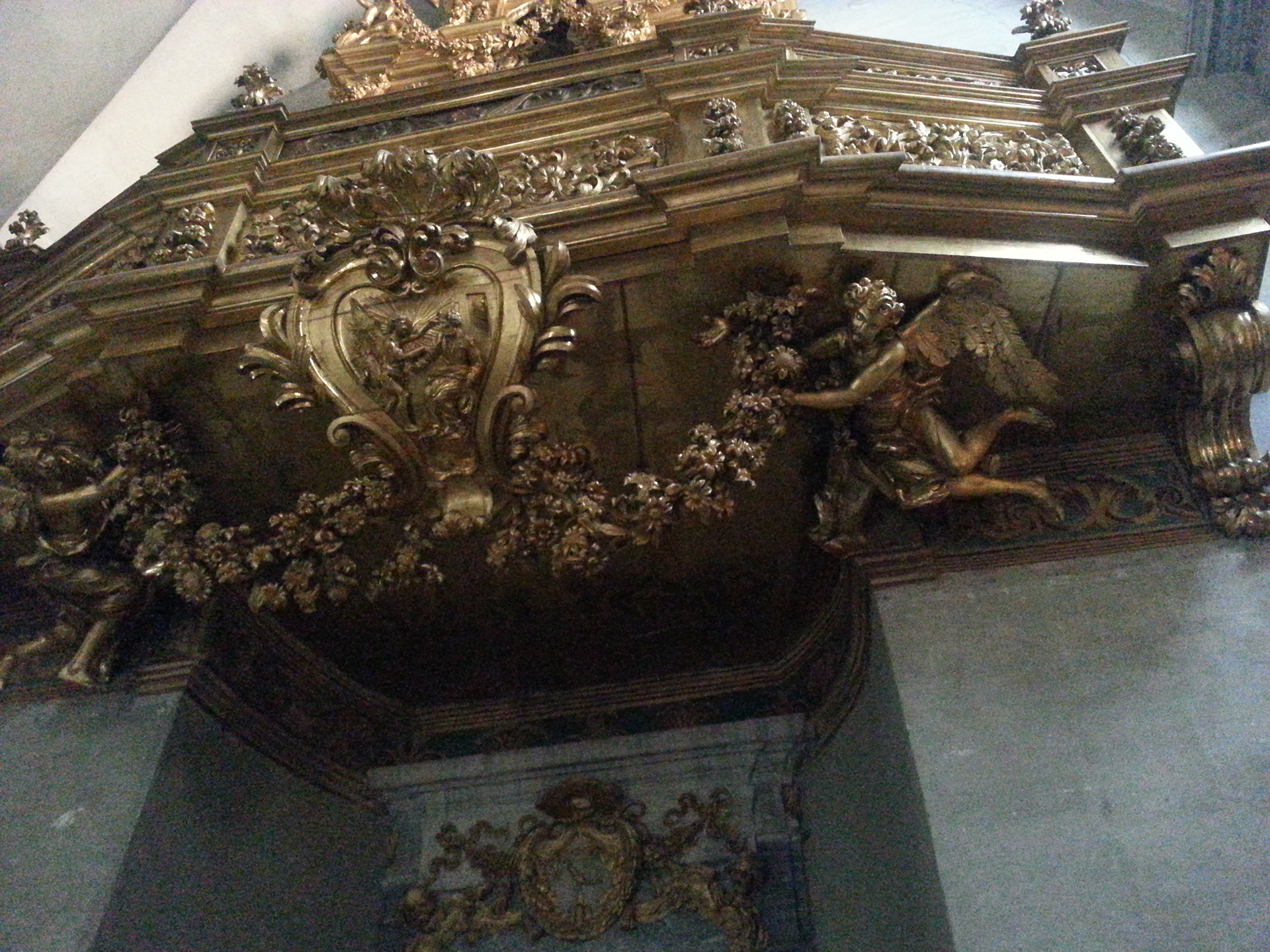 San Pietro in Vincoli (Saint Peter in Chains) organ.  Detail.