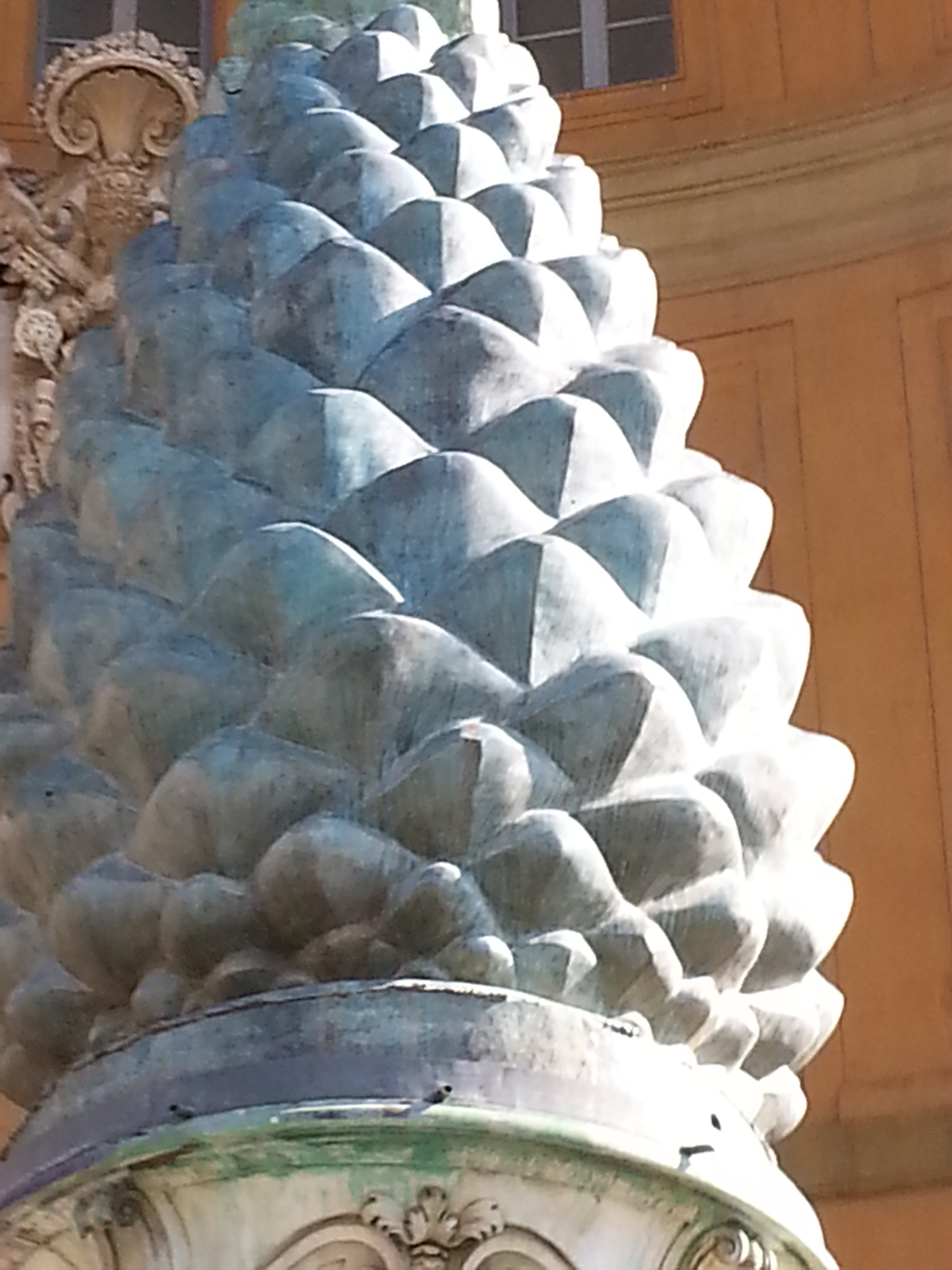 The Pinecone Courtyard, or the Cortile della Pigna, is the first main courtyard you pass through on your way to the Sistine Chapel in the Vatican Museums. 