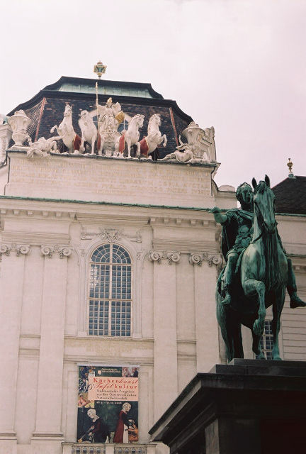 Josefsplatz (English: Joseph's Square) is a public square located at the Hofburg Palace in Vienna, Austria. Named after Emperor Joseph II, Josefsplatz is considered one of the finest courtyards in Vienna. 