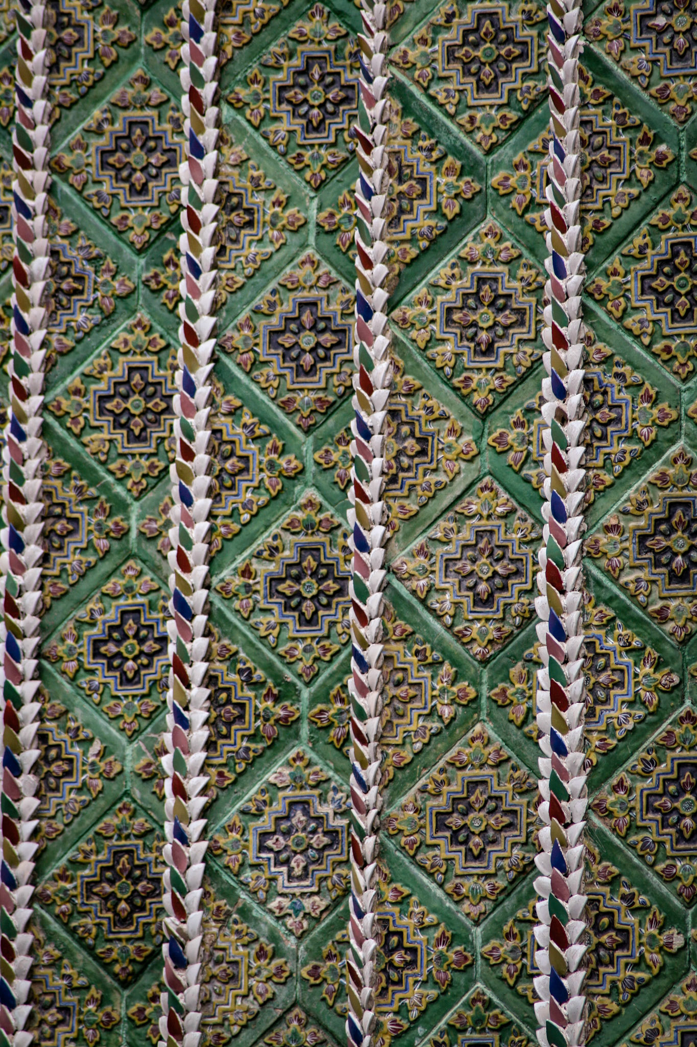 Stupa detail at Wat Phra Kaew (Temple of the Emerald Buddha)