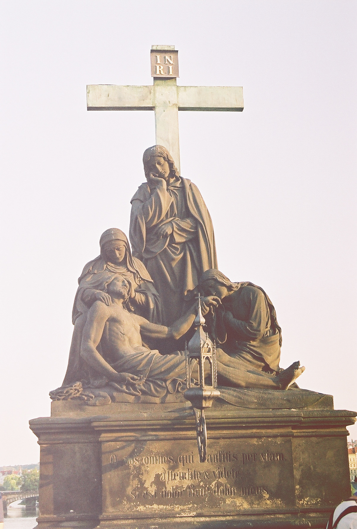Charles Bridge statues - Pieta, Lamentation of Christ 