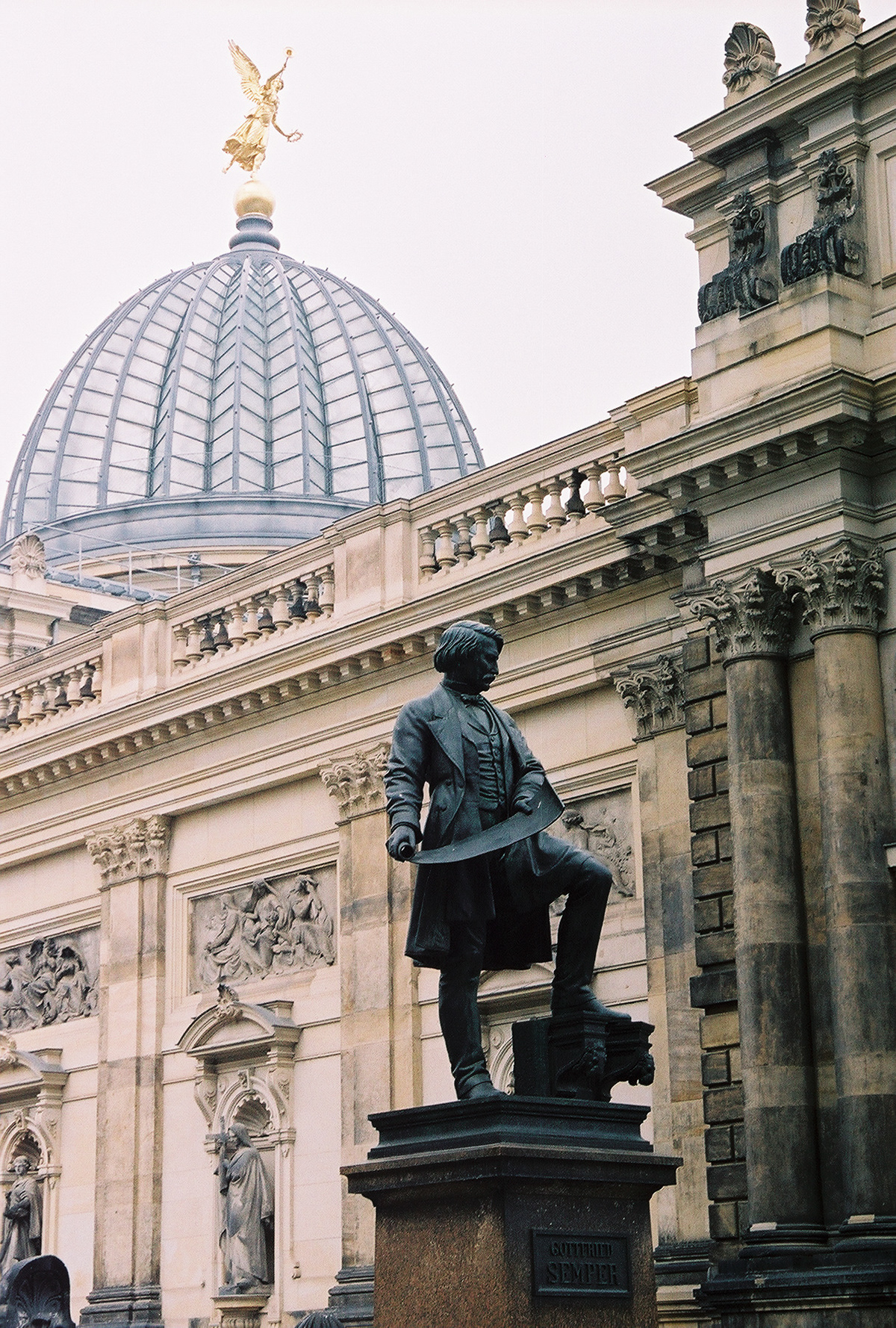 Gottfried Semper (German: [ˈɡɔtfriːt ˈzɛmpɐ]; 29 November 1803 – 15 May 1879) was a German architect, art critic, and professor of architecture who designed and built the Semper Opera House in Dresden between 1838 and 1841. 