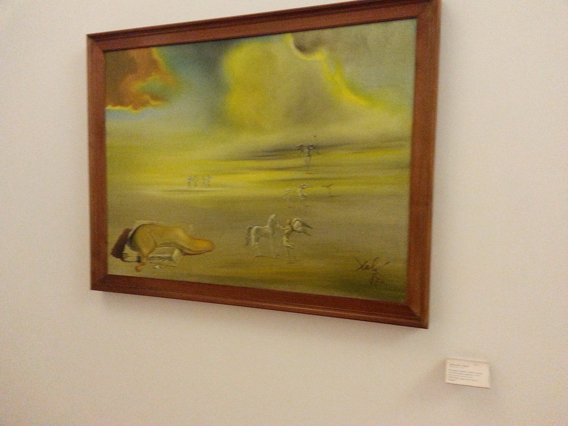 “Soft Monster in Angelic Landscape” (Monstro molle in un paisaggio angelico), by Salvador Dalí 