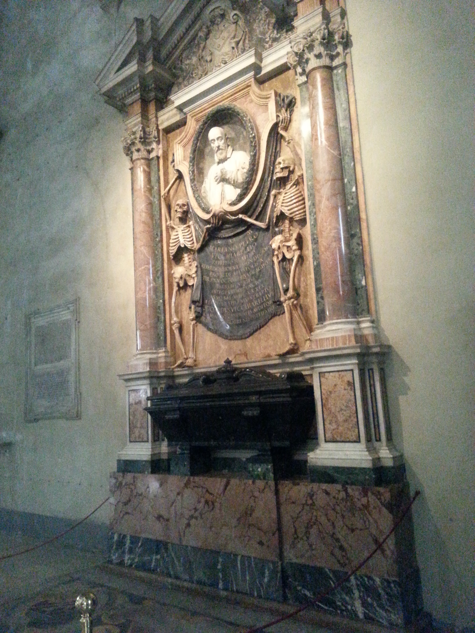Tomb of Cardinal Mariano Pietro Vecchiarelli - Church of San Pietro in Vincoli - Rome, Italy 