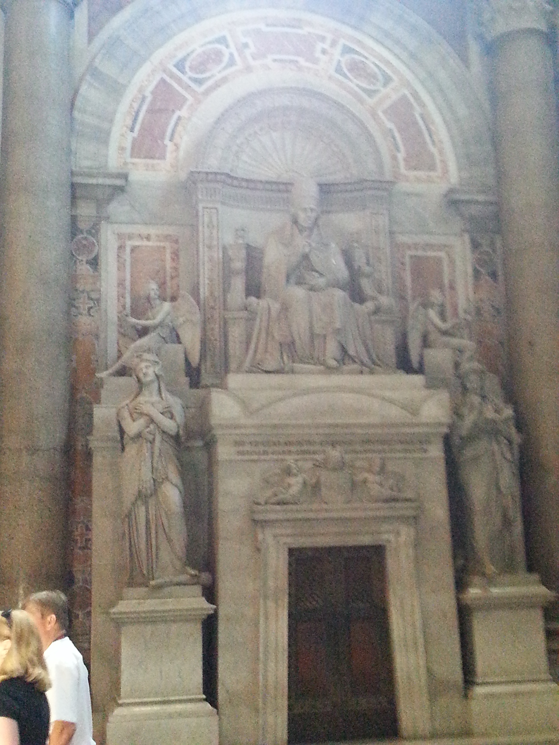 Monumental grave of Pope Pius VII in St. Peter s Basilica, Vatican City 