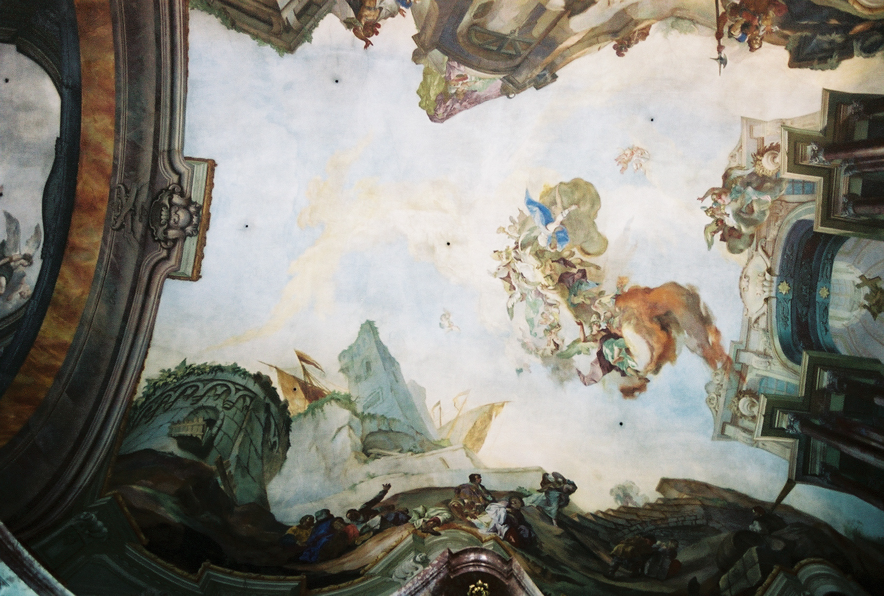 Chapel fresco St. Nicholas Church - Prague