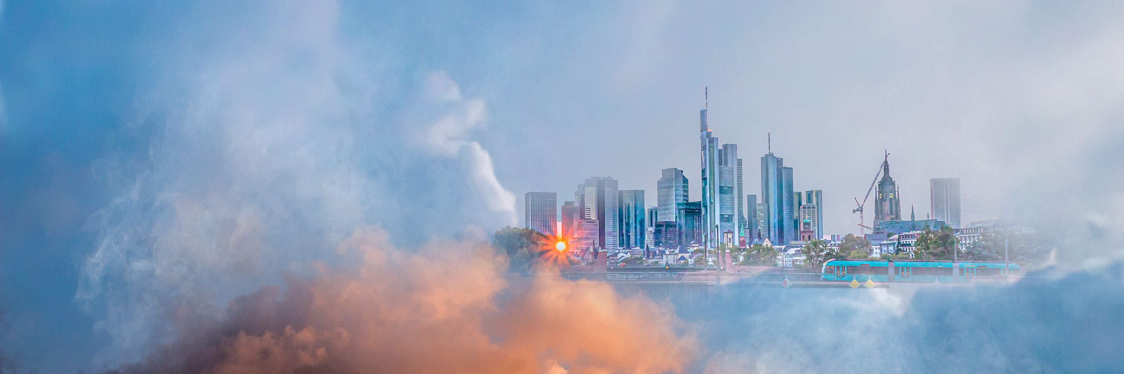 Fotocomposite von Frankfurt