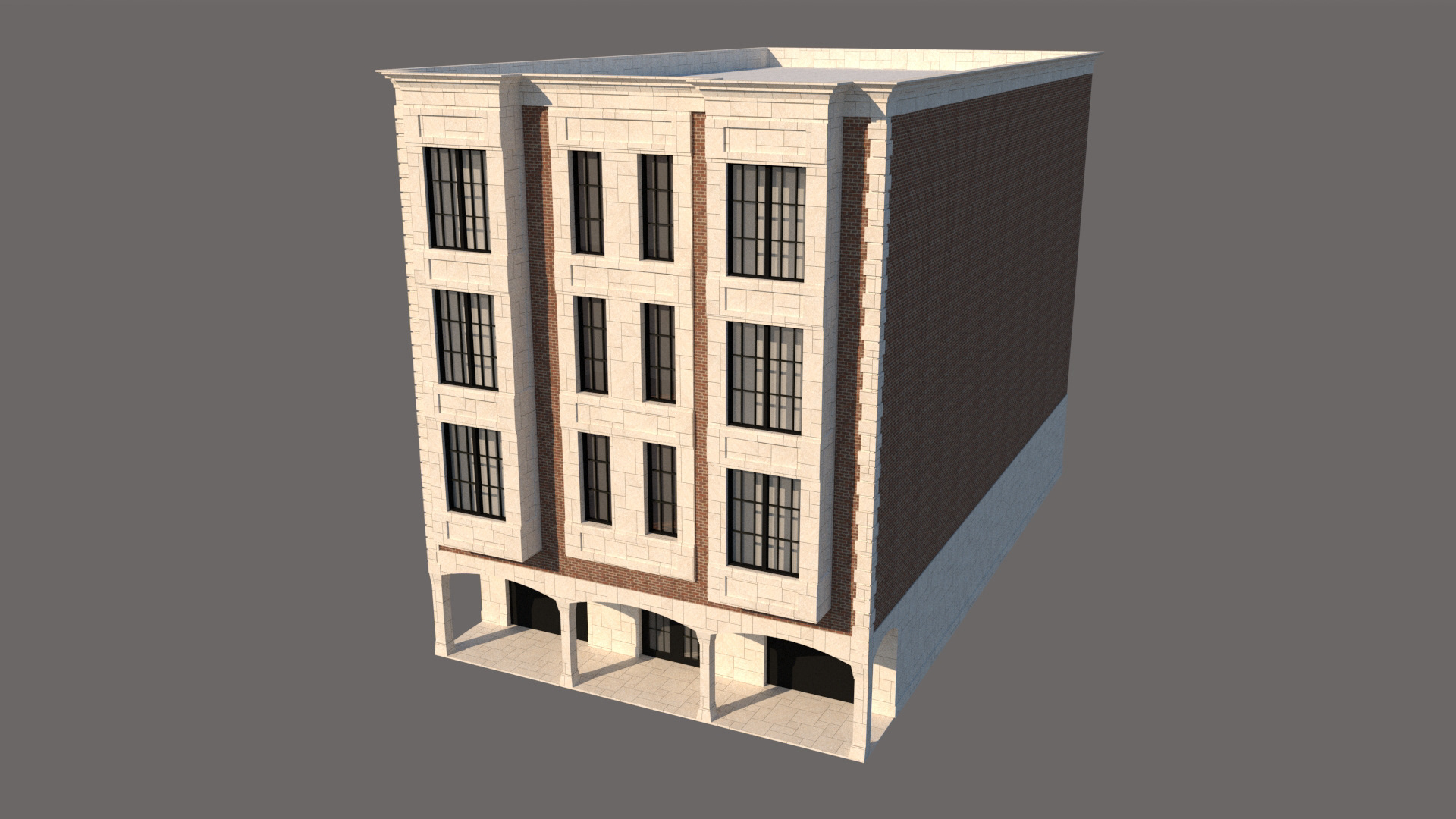 Italian-Style Townhouse, Render 3