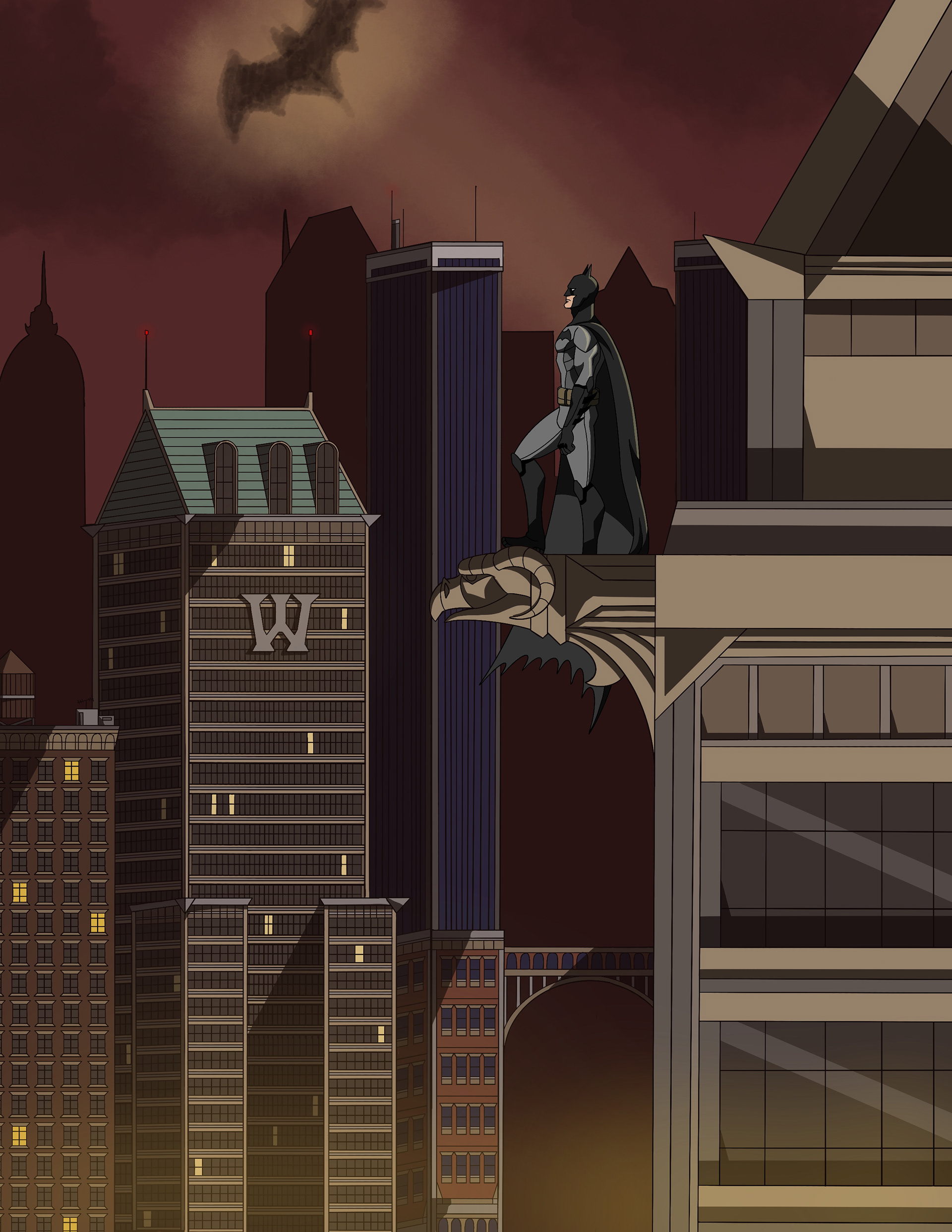 Gotham City Skyline, November 2021