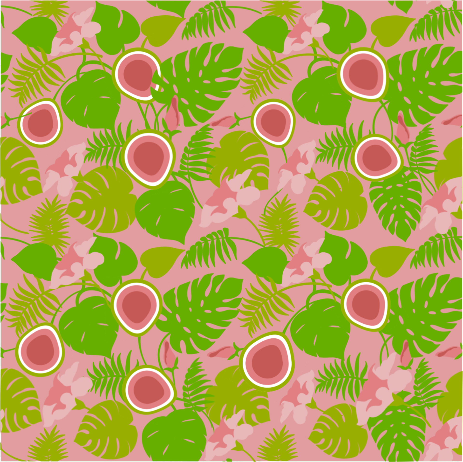 Potiguava Pattern Pink