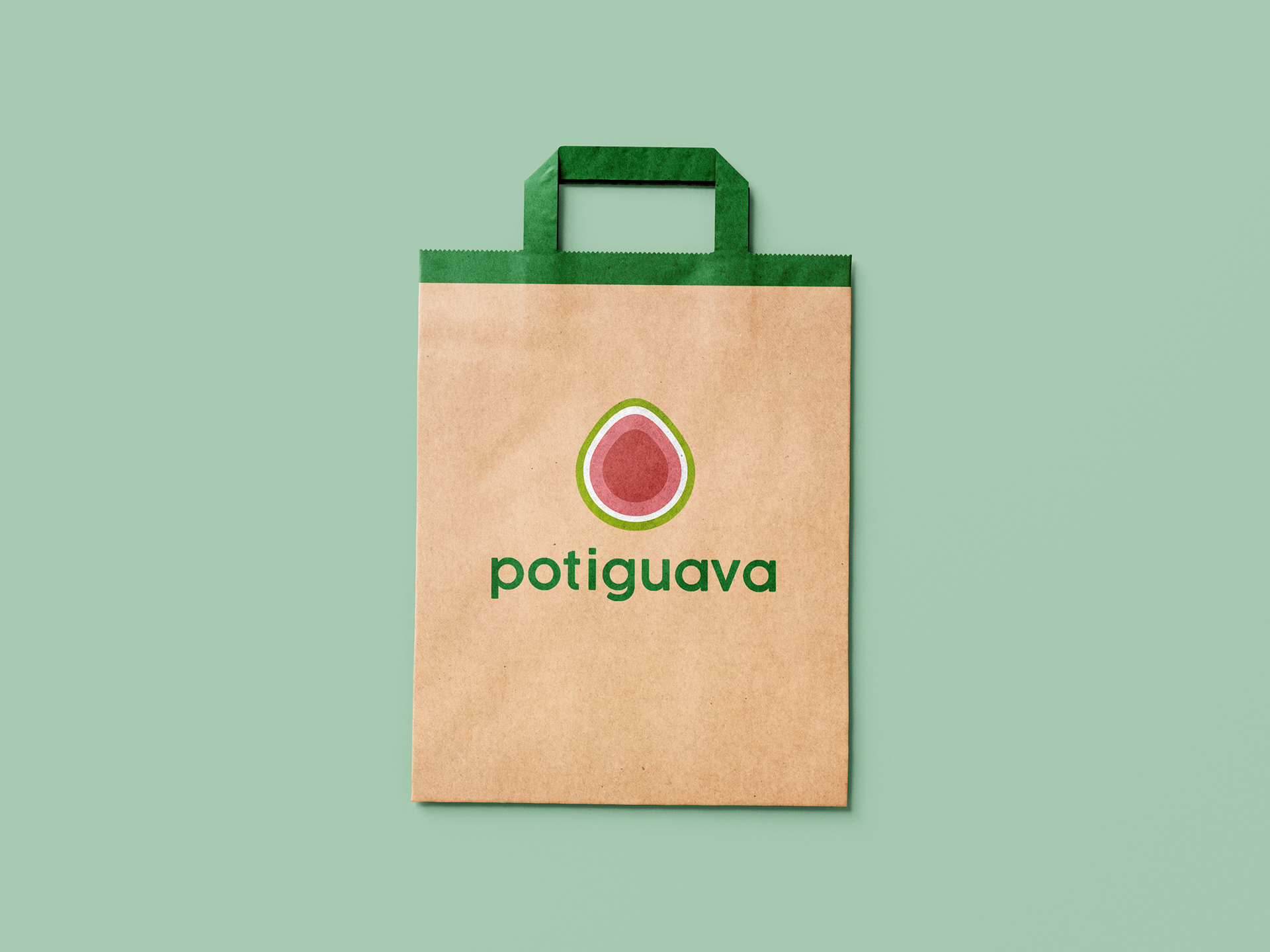 Potiguava Branding, Packaging Design: Disposable Bag