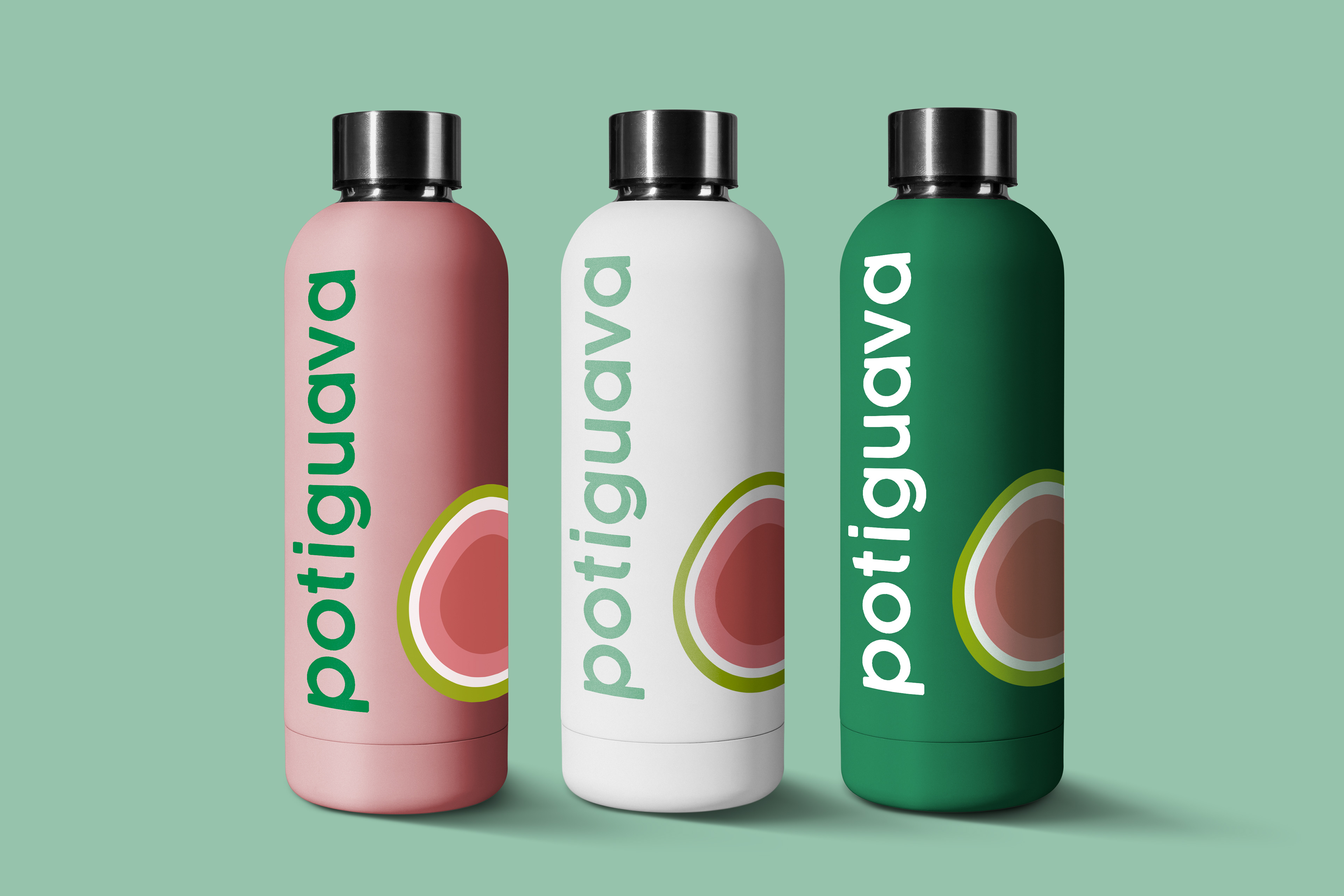 Potiguava Branding, Metal Water Bottles