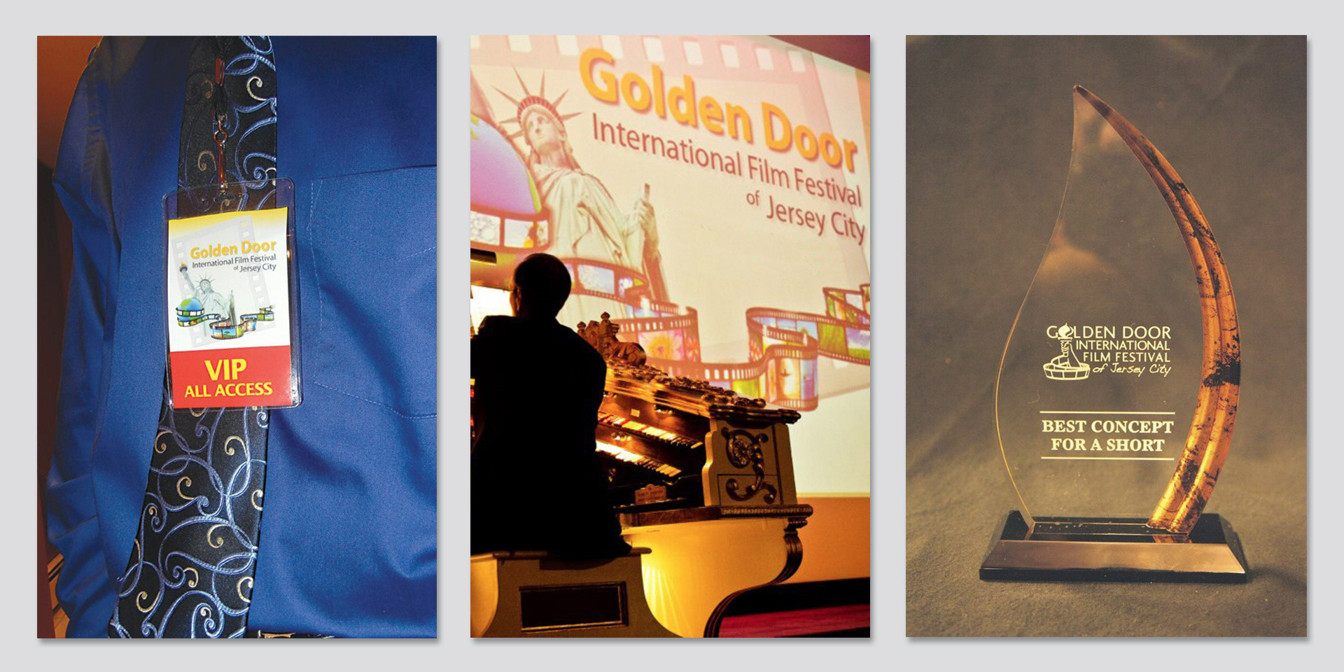 Golden Door International Film Festival of Jersey City VIP Access Card, Award