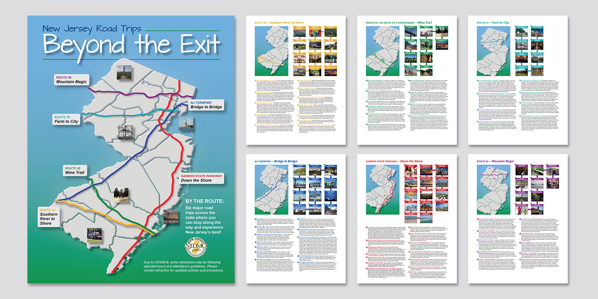 NJ Road Trip Itinerary Booklet