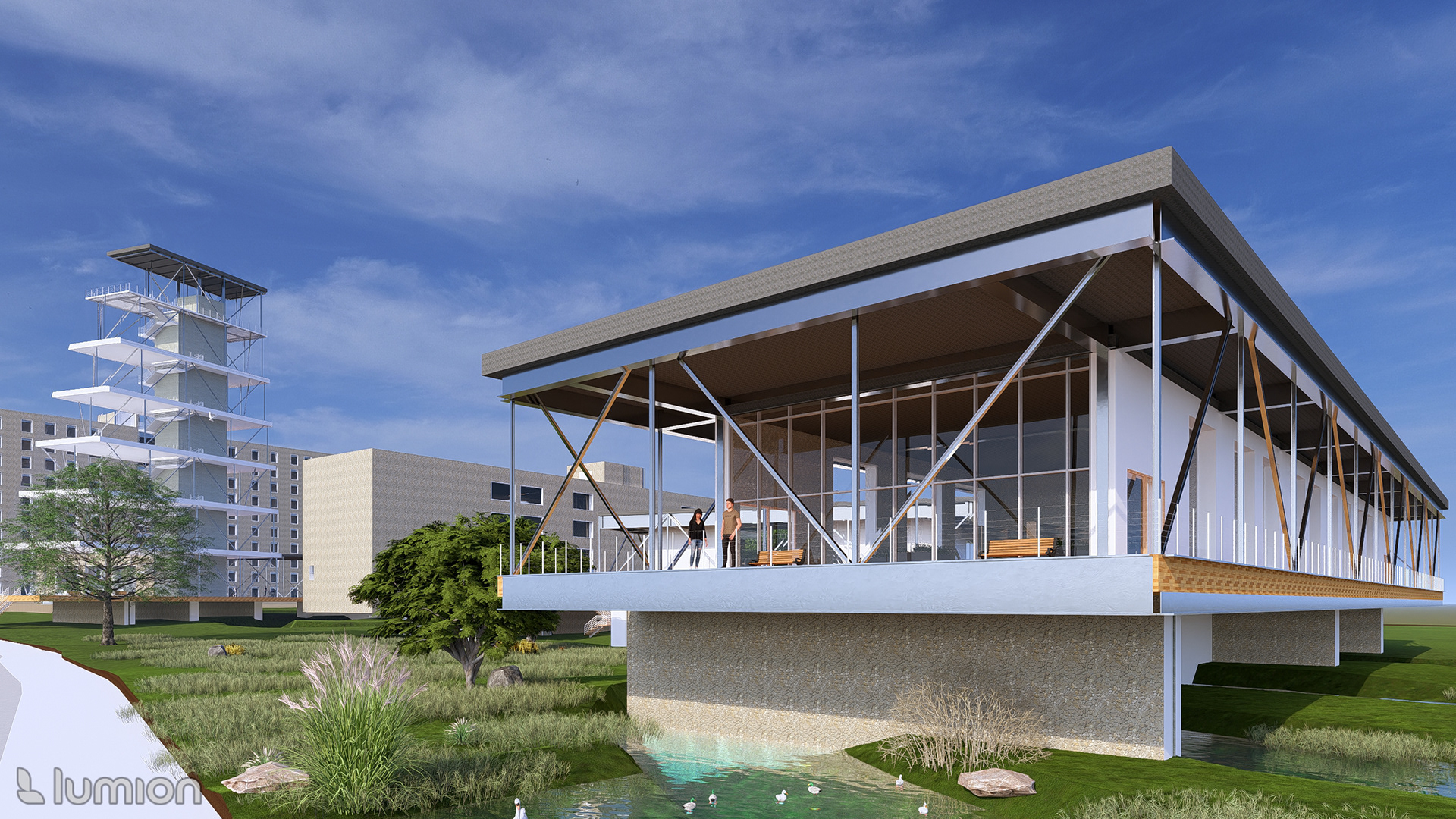 education wing exterior