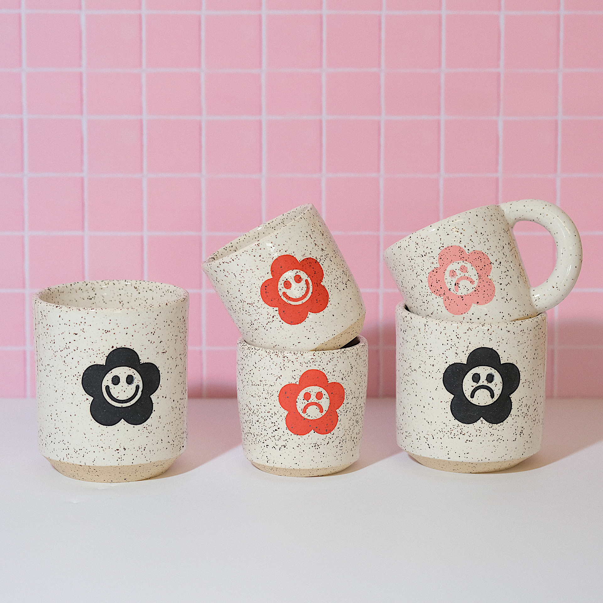 Ceramic cups by Sleepy Mountain