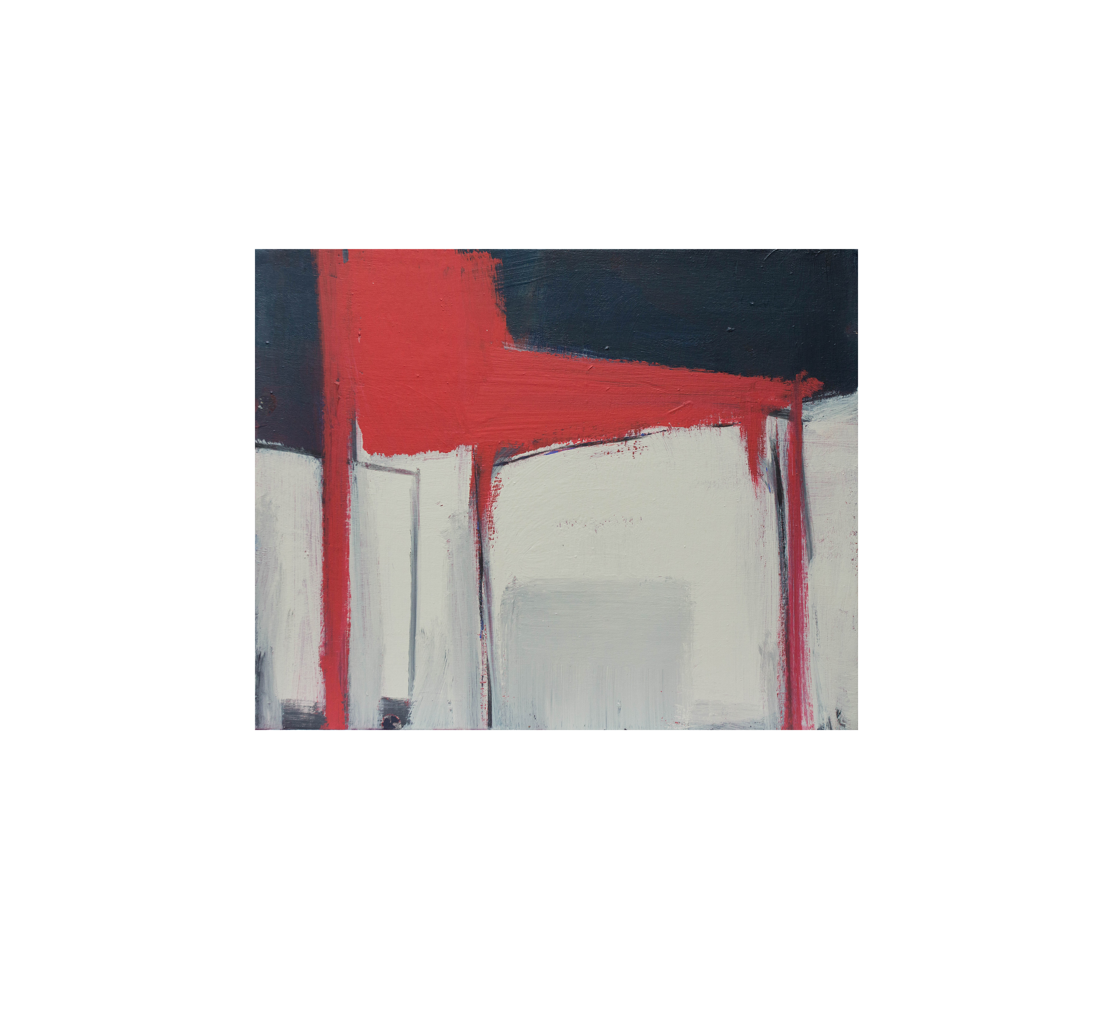 Untitled work, May 2020 16x20 Inches Acrylic and charcoal on Canvas board