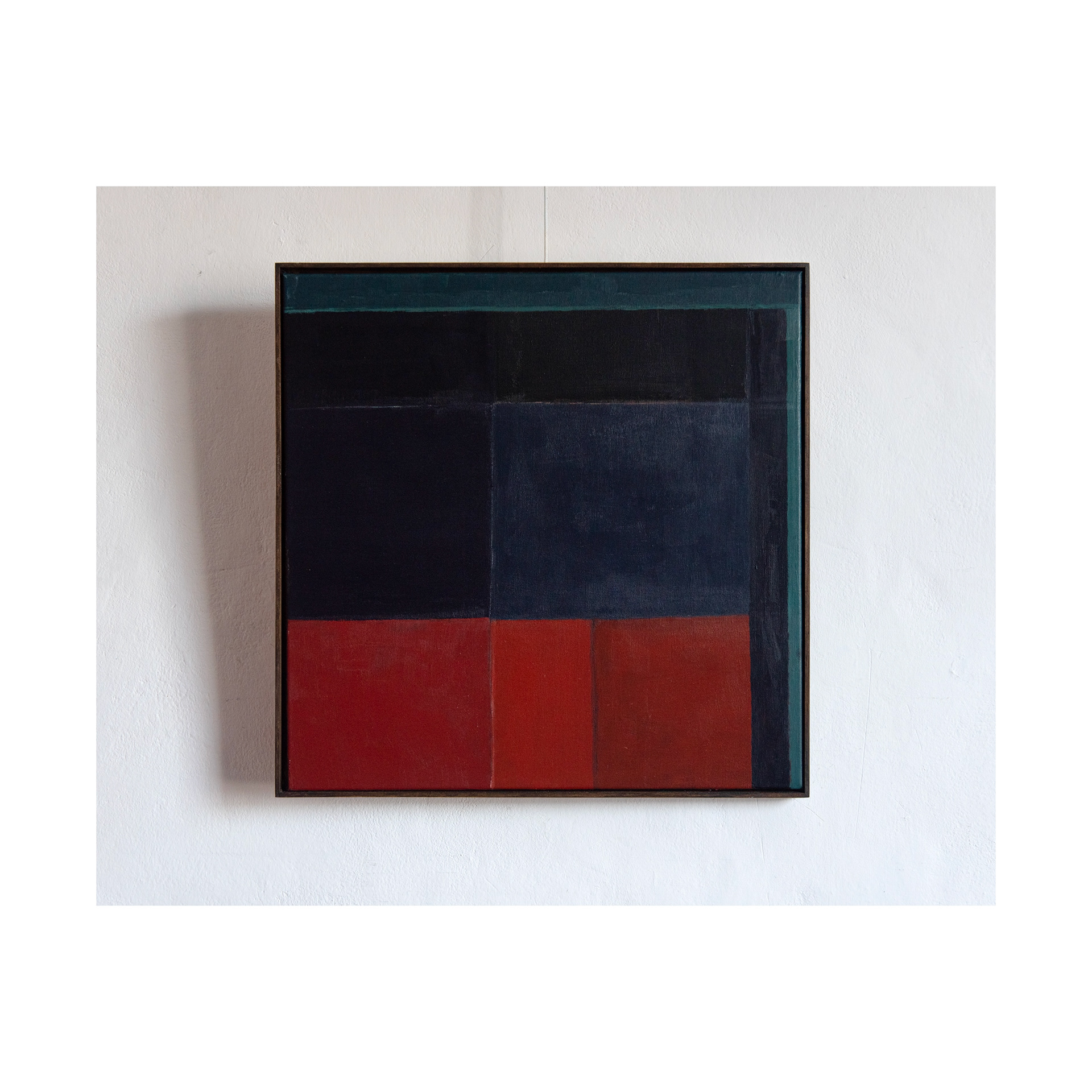 Untitled. Acrylic and conte on canvas. 51xx51cm
