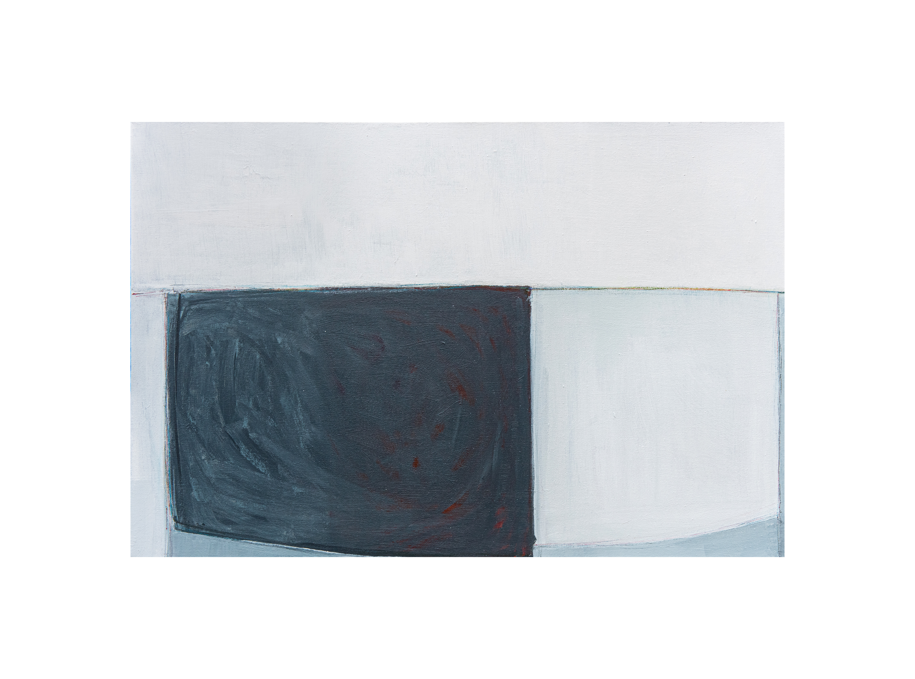 Untitled. Acrylic, conte on canvas. 50x70cm