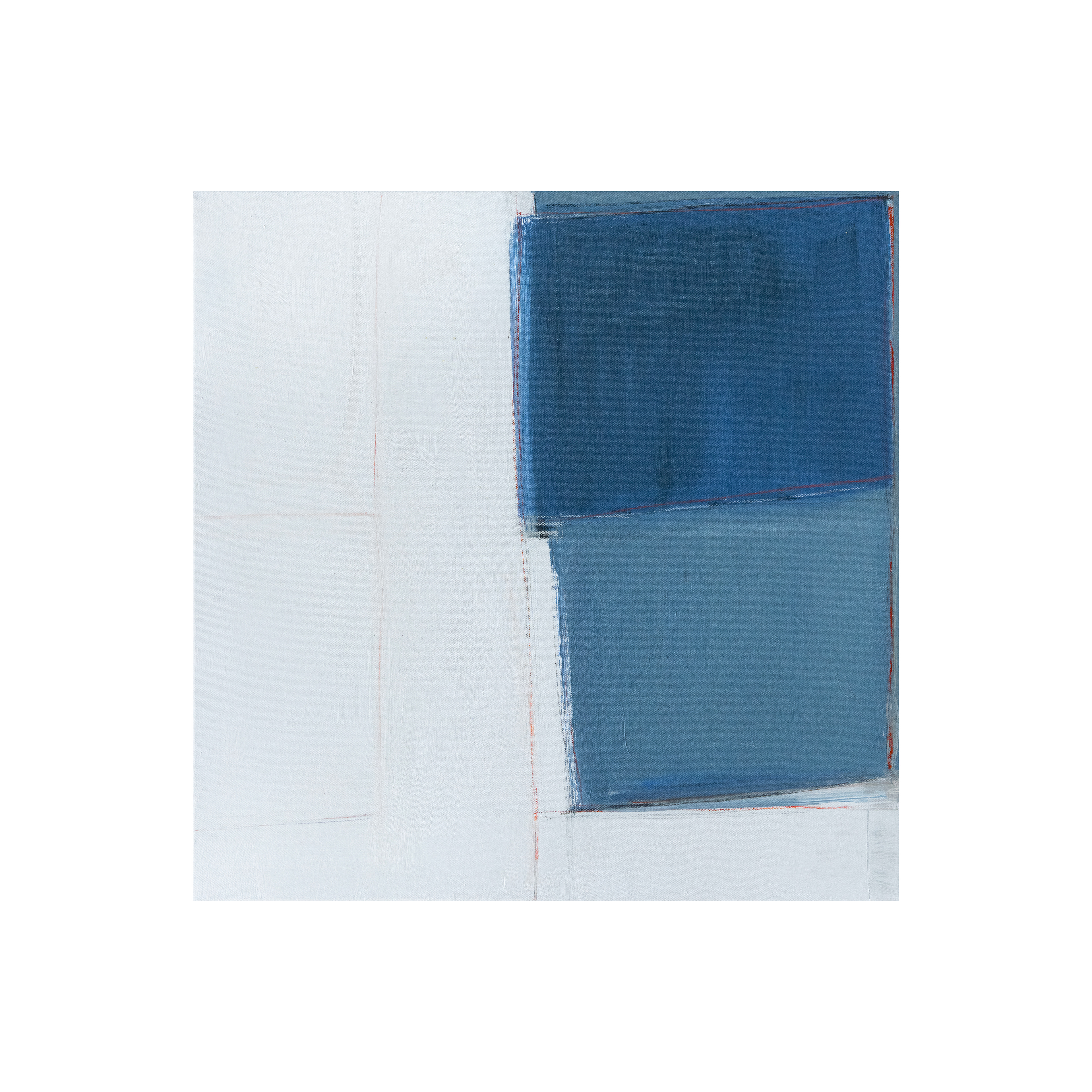 Untitled. Acrylic, conte on canvas. 60x60cm