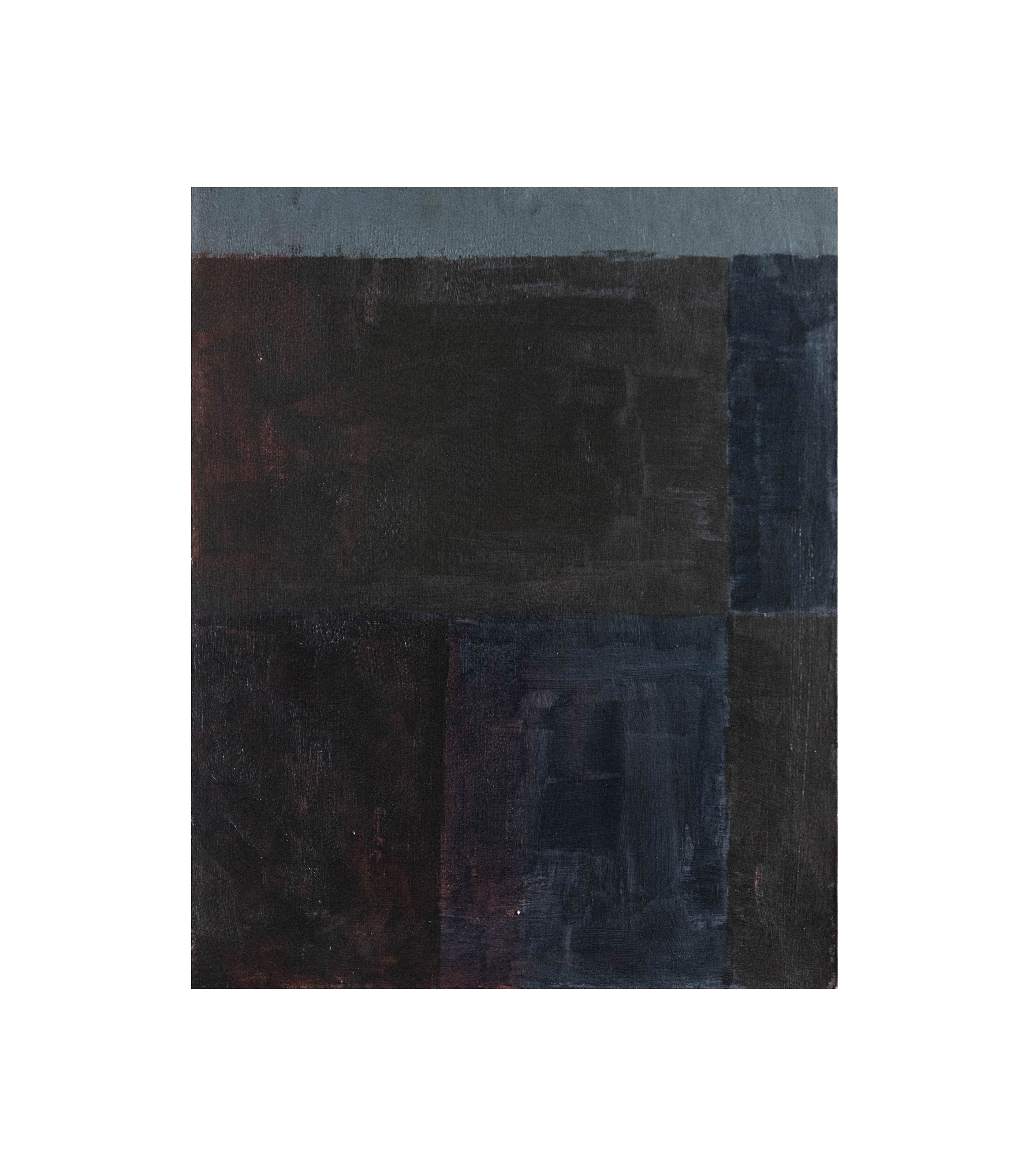 Untitled. Acrylic on canvas. 20x16"