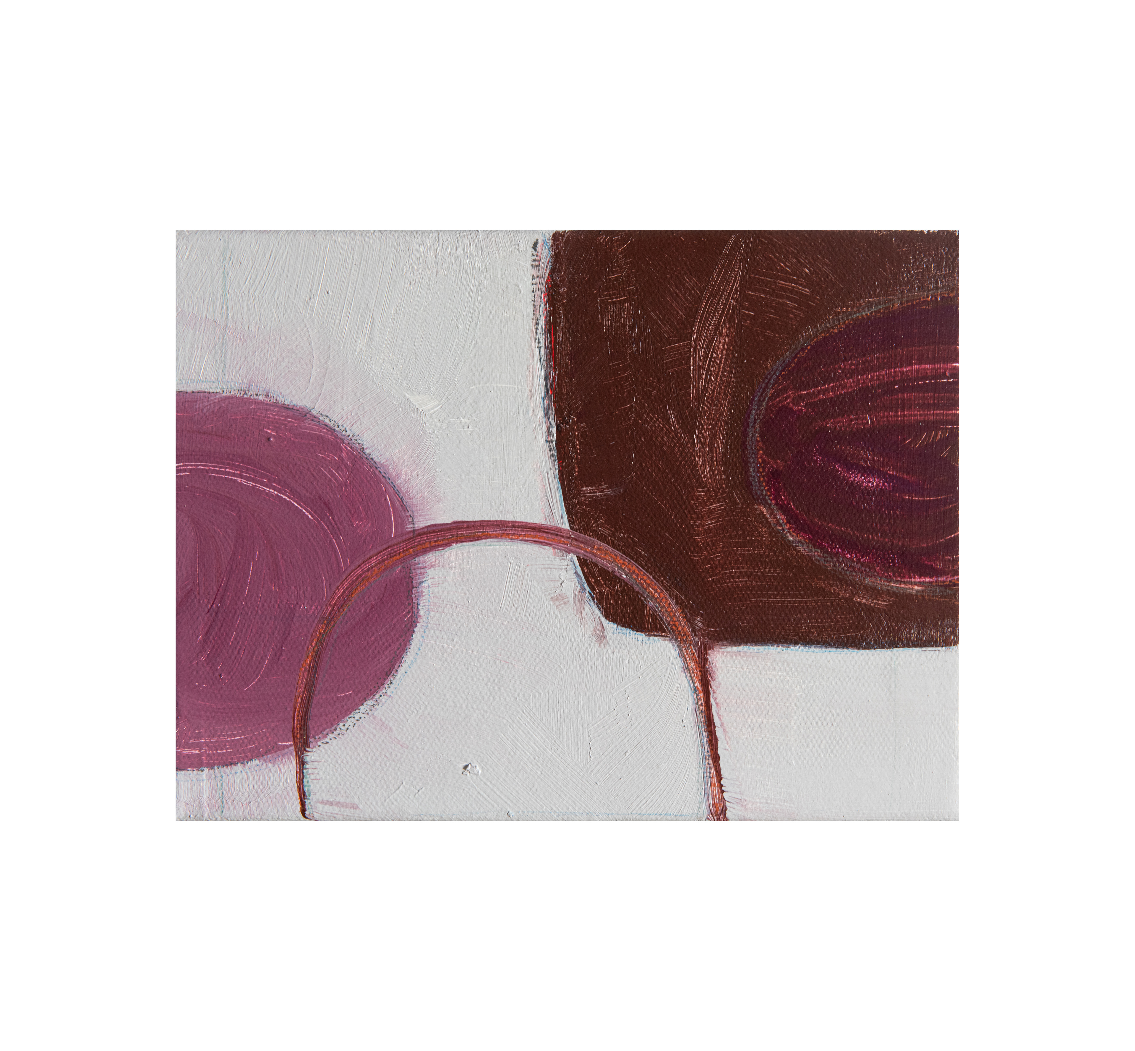 Untitled. Acrylic on cotton canvas. 5x7"