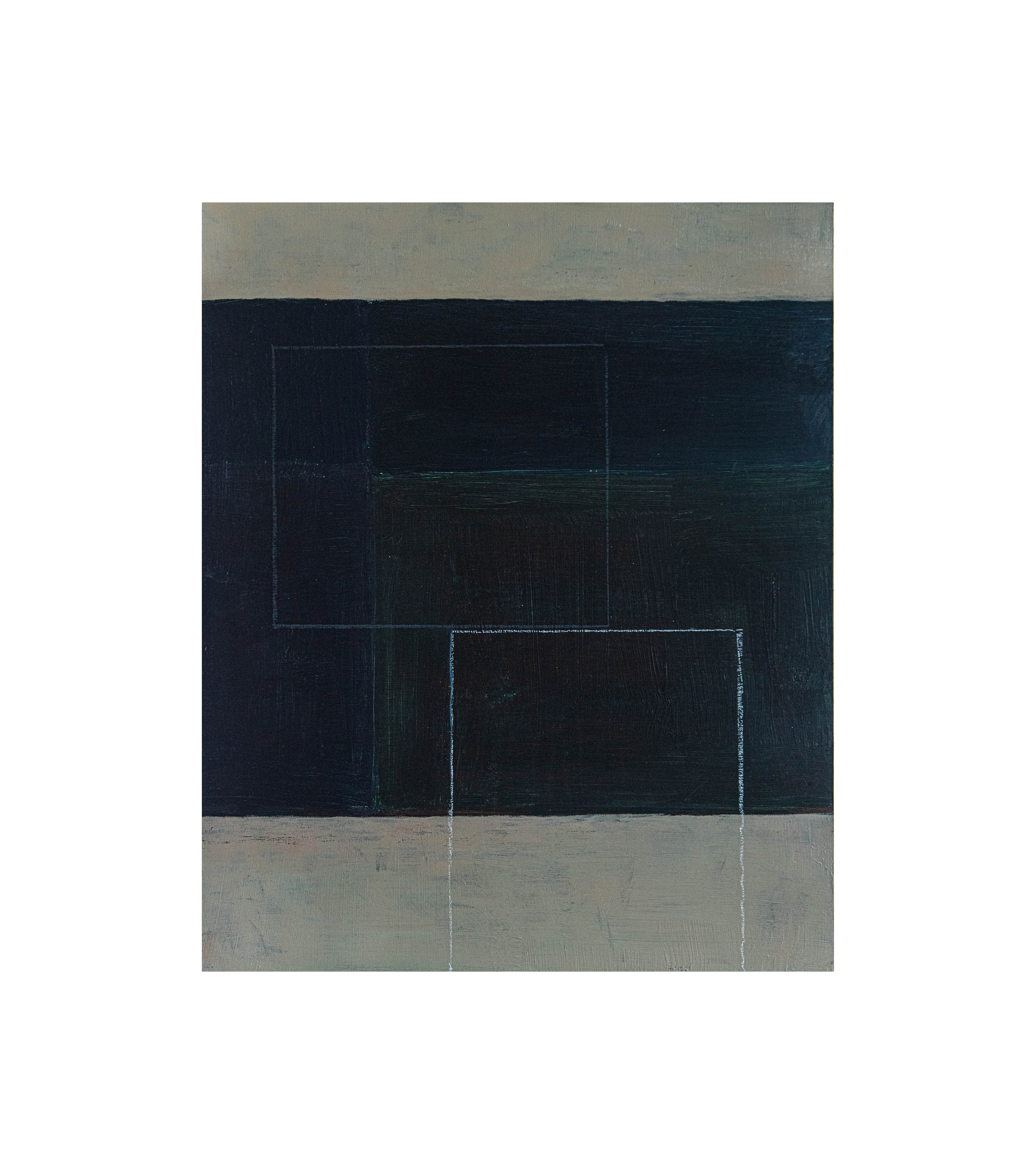 Untitled. Acrylic on board. 25x19"