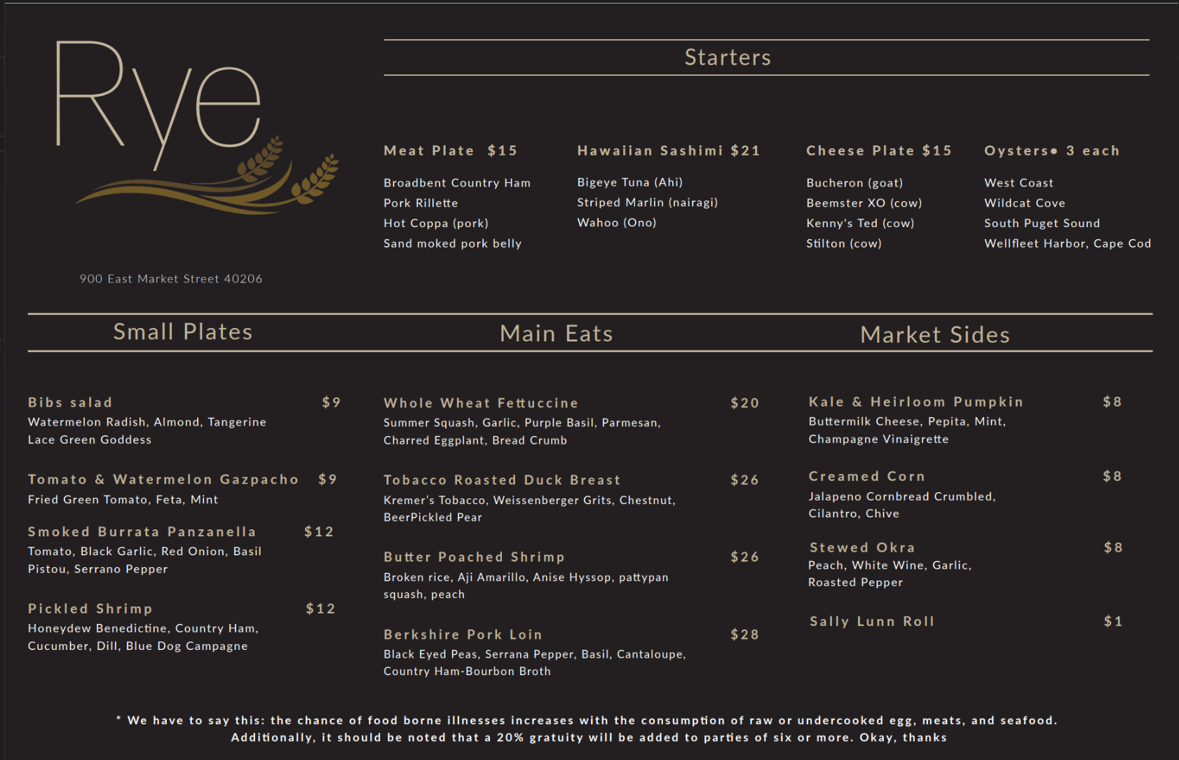 Menu Design, Adobe Illustrator