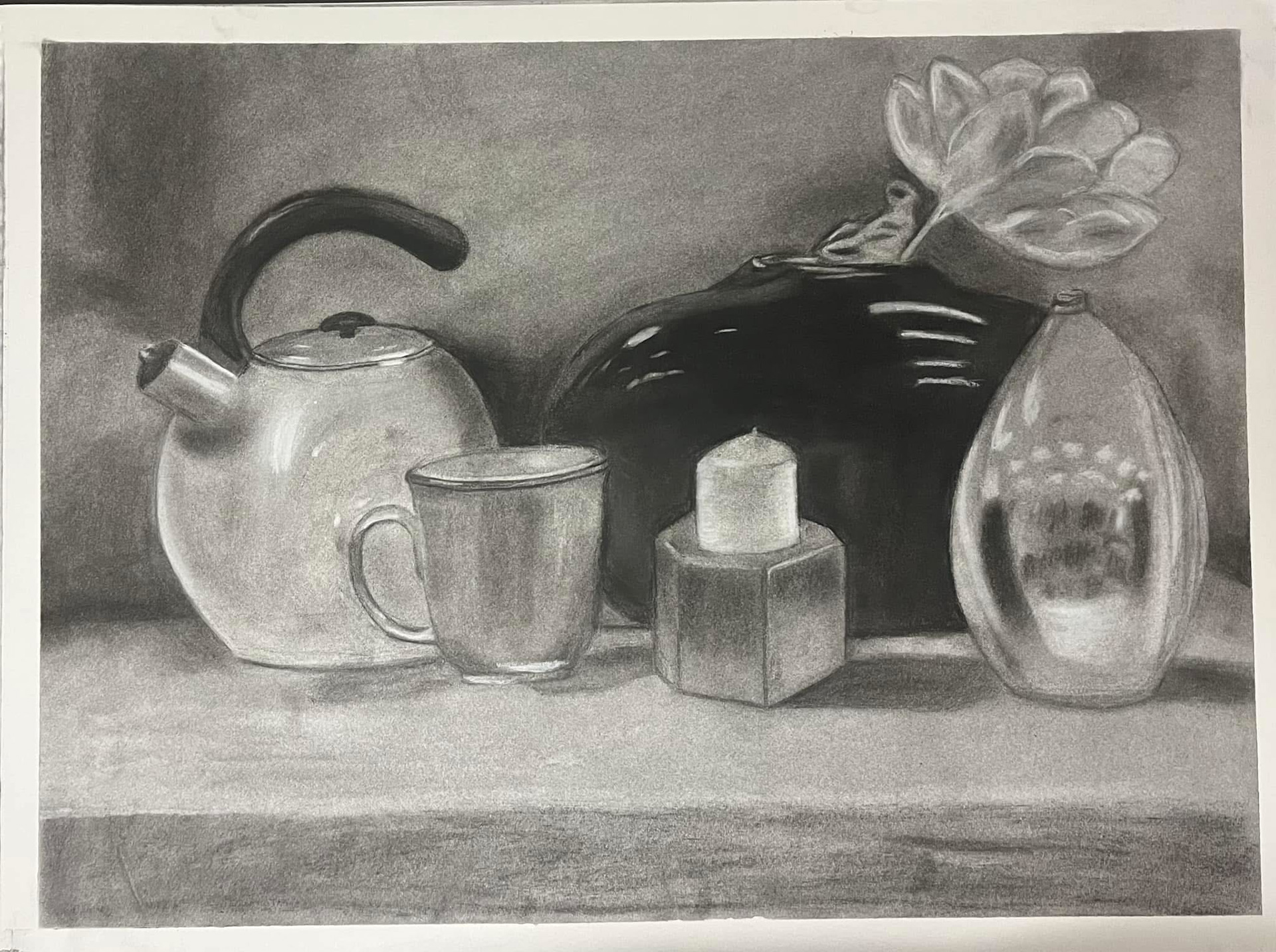 Still Life, Charcoal