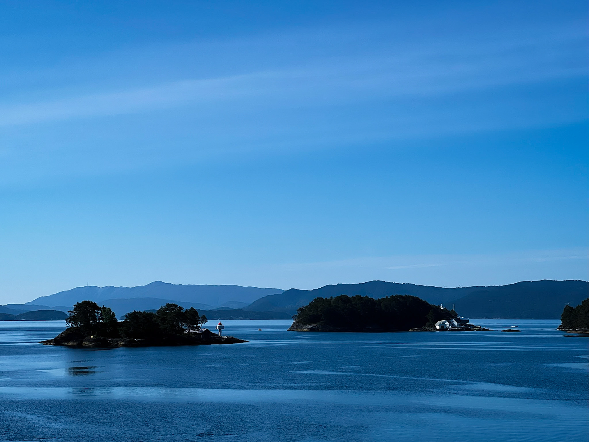 Islands in the fjord