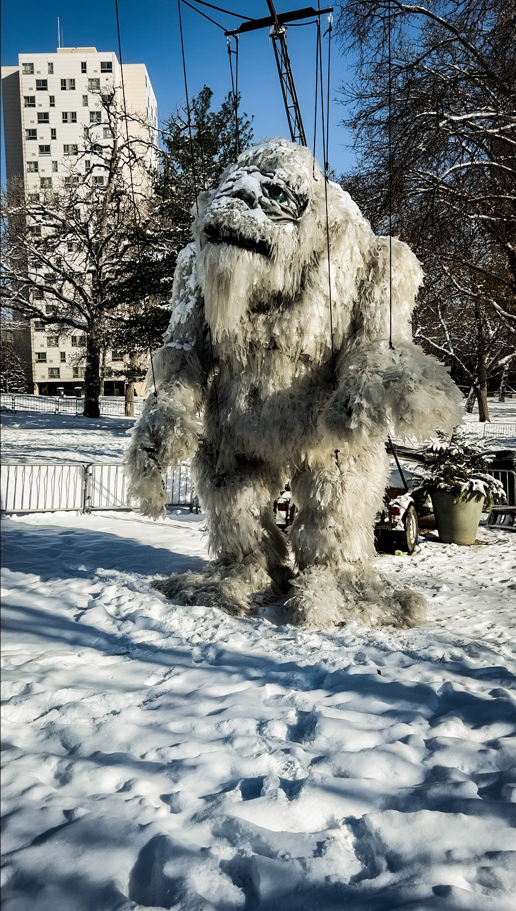 Yeti puppet