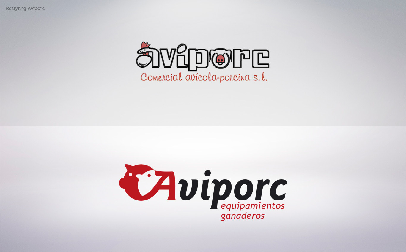 Restyling de marca para Aviporc realizado por Global y punto