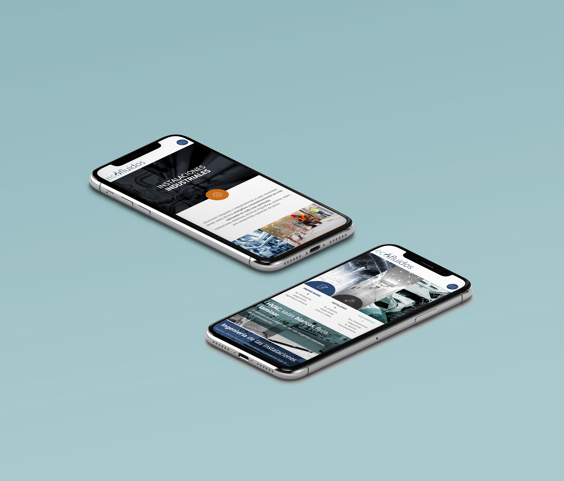 Diseño web responsive Ecofluidos por Global y Punto