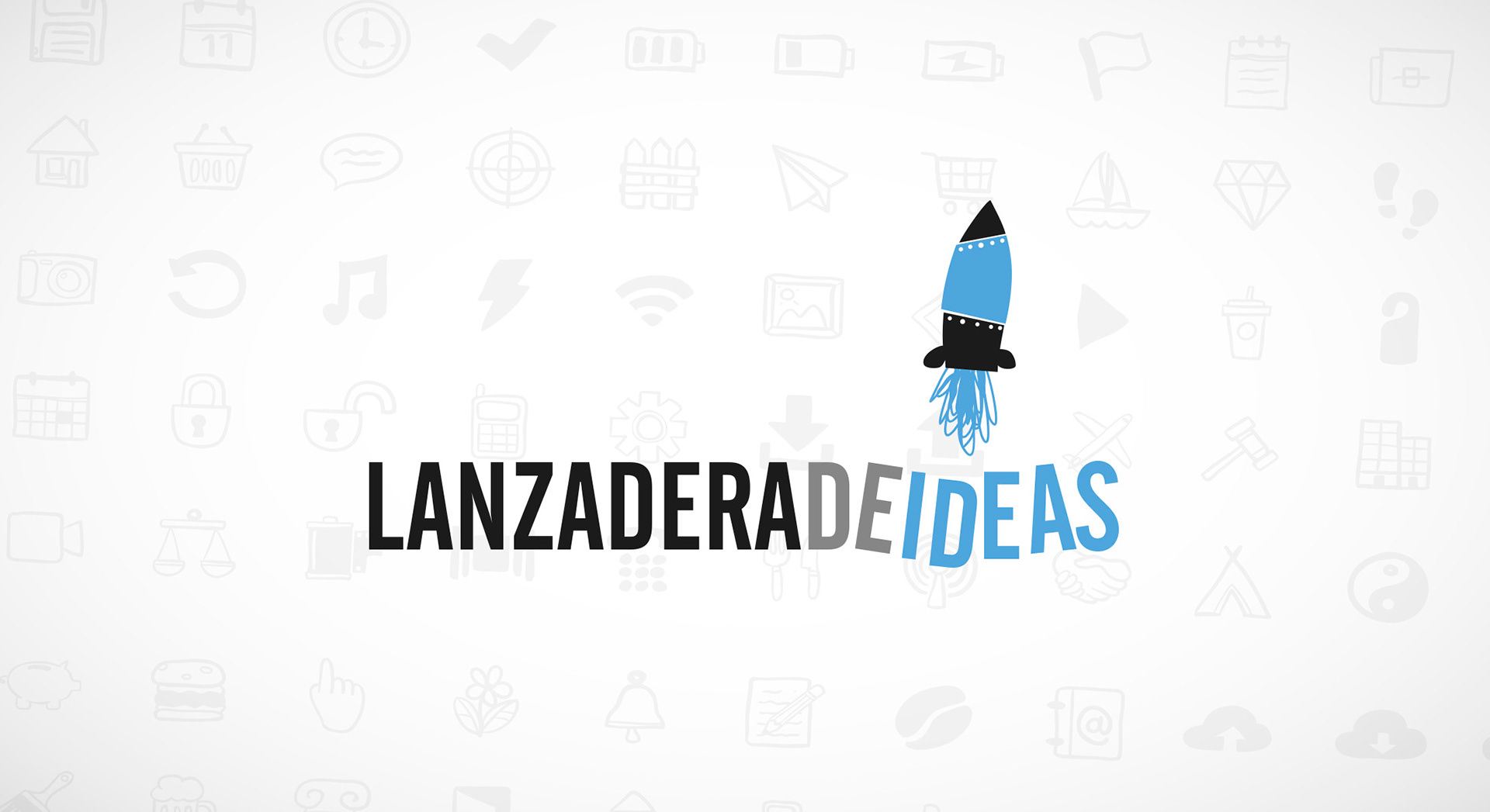 Diseño de logotipo para Lanzadera de ideas realizado por Global y punto