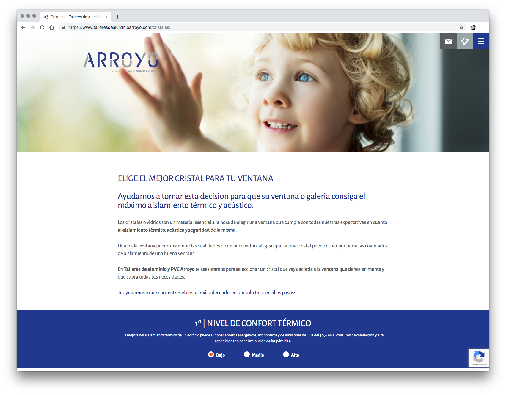 Producto web Talleres Arroyo
