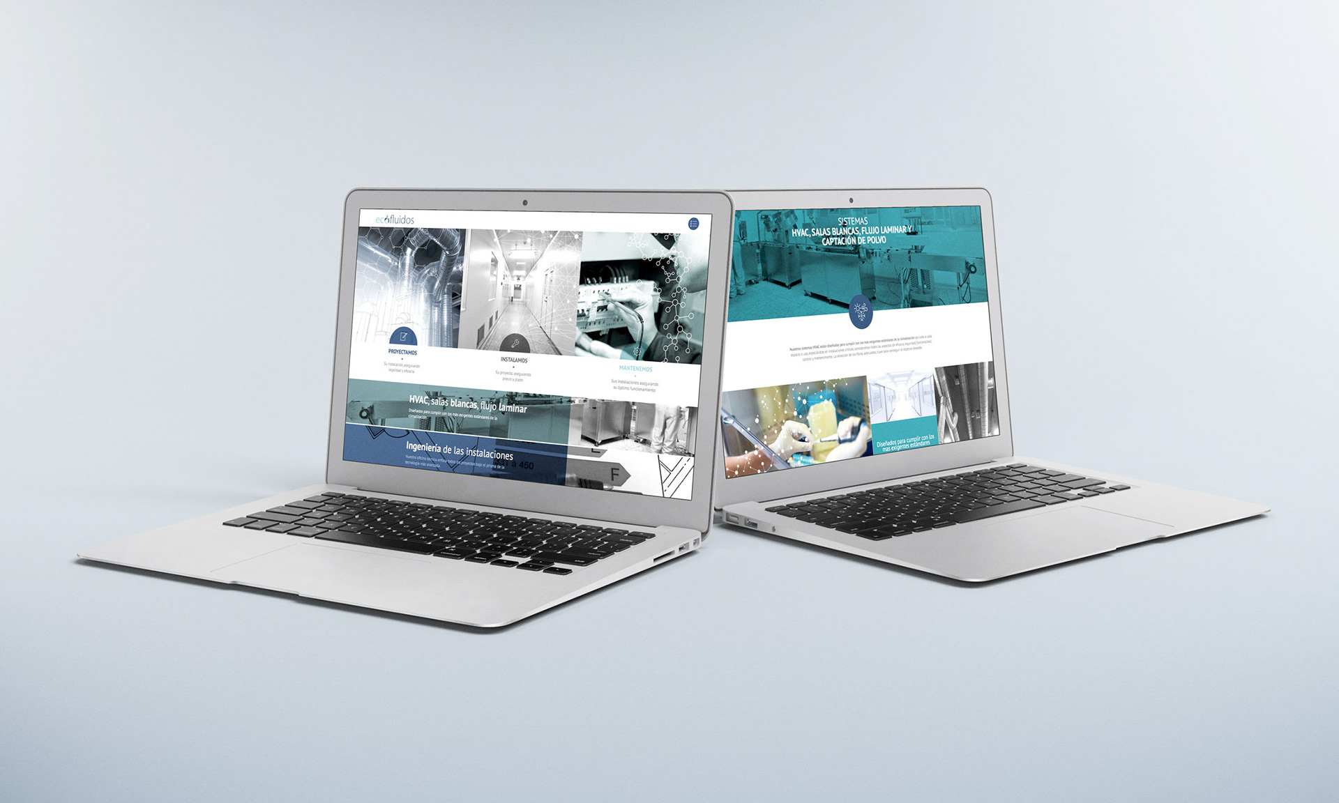 Diseño web Ecofluidos por Global y Punto