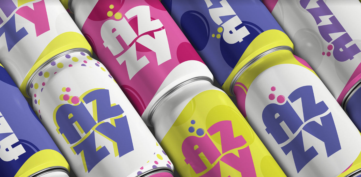 FIZZY logo ve kurumsal kimlik tasarımı