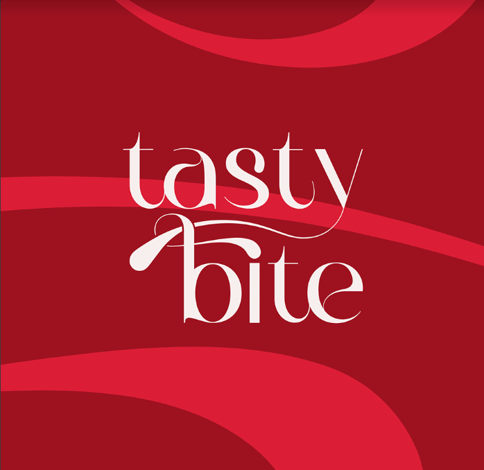 Tasty Bite logo ve görsel kimlik tasarımı