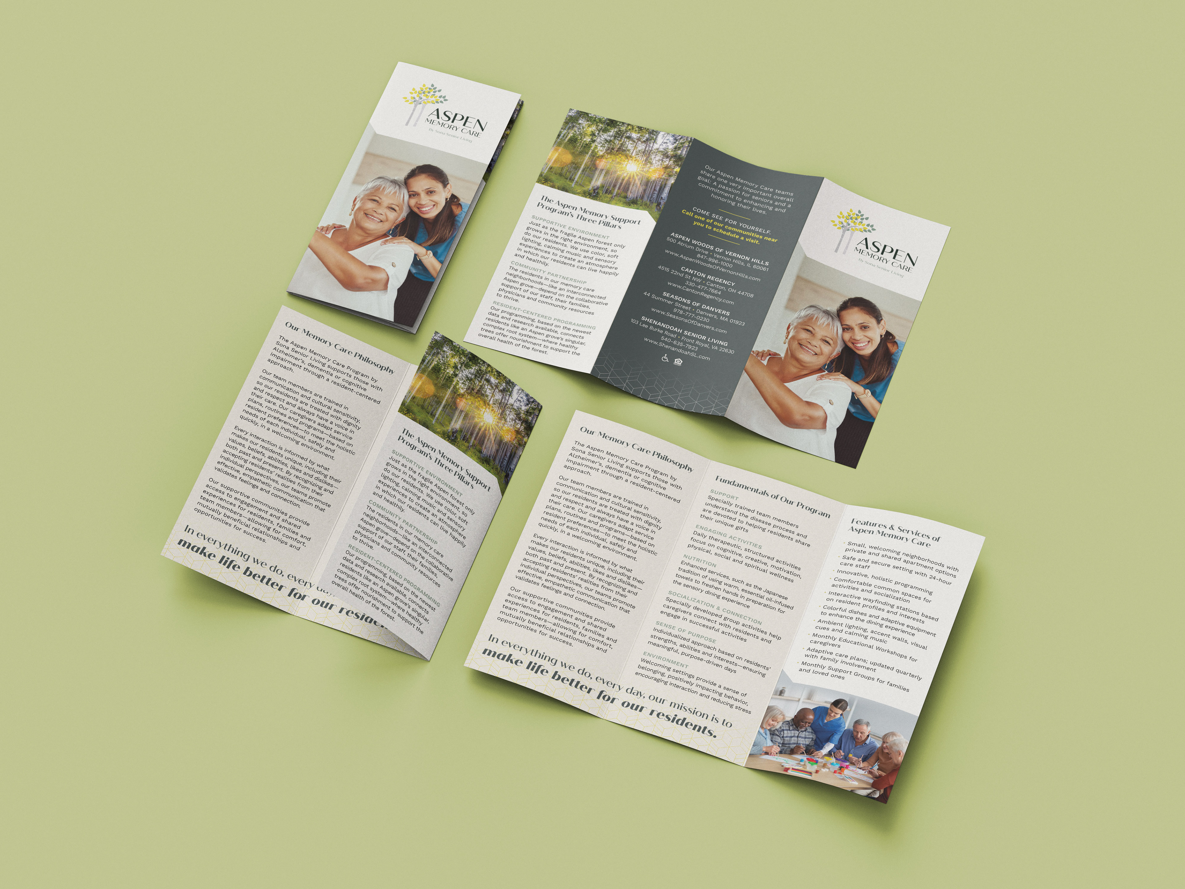 Aspen Memory Care Trifold