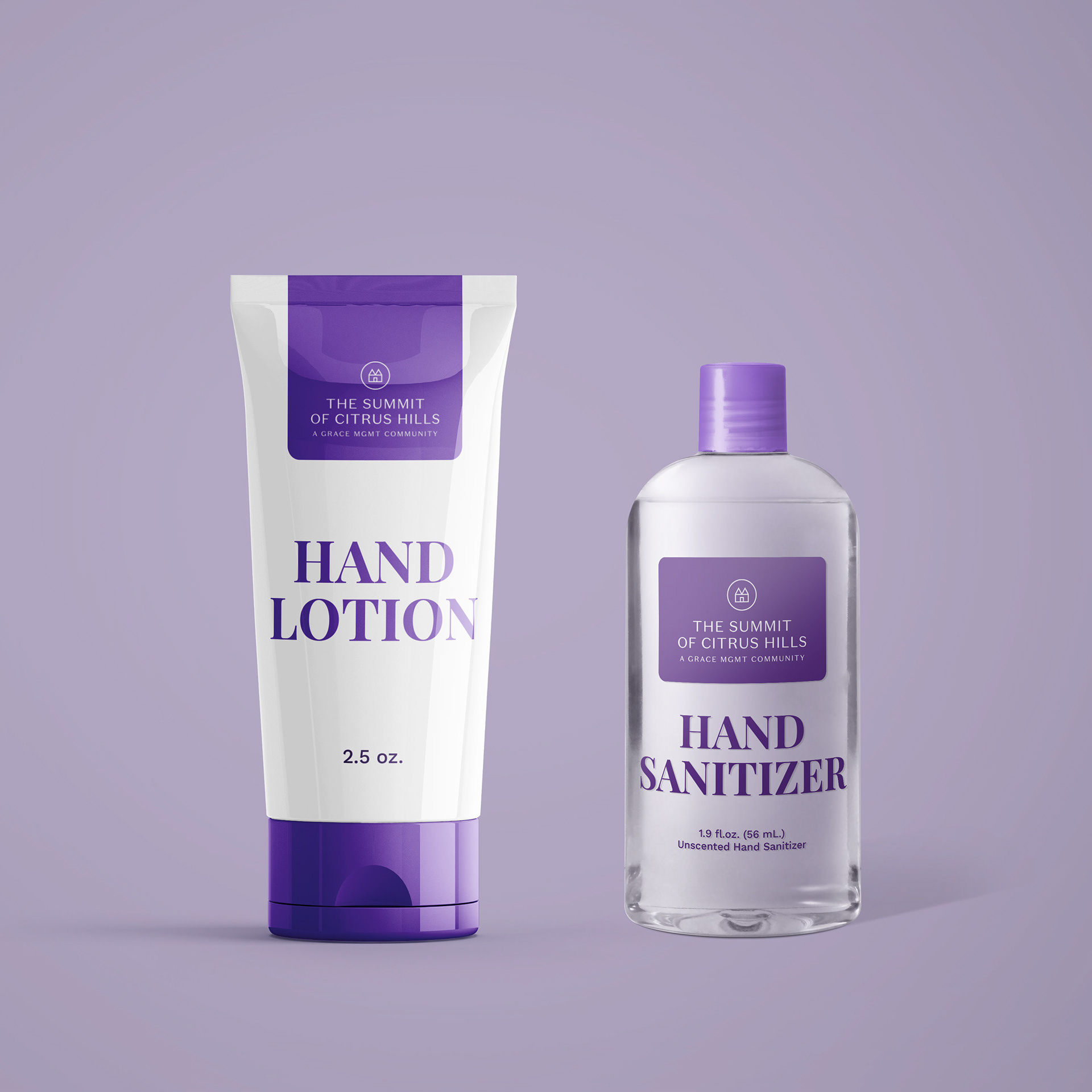 Lotion and sanitizer samples