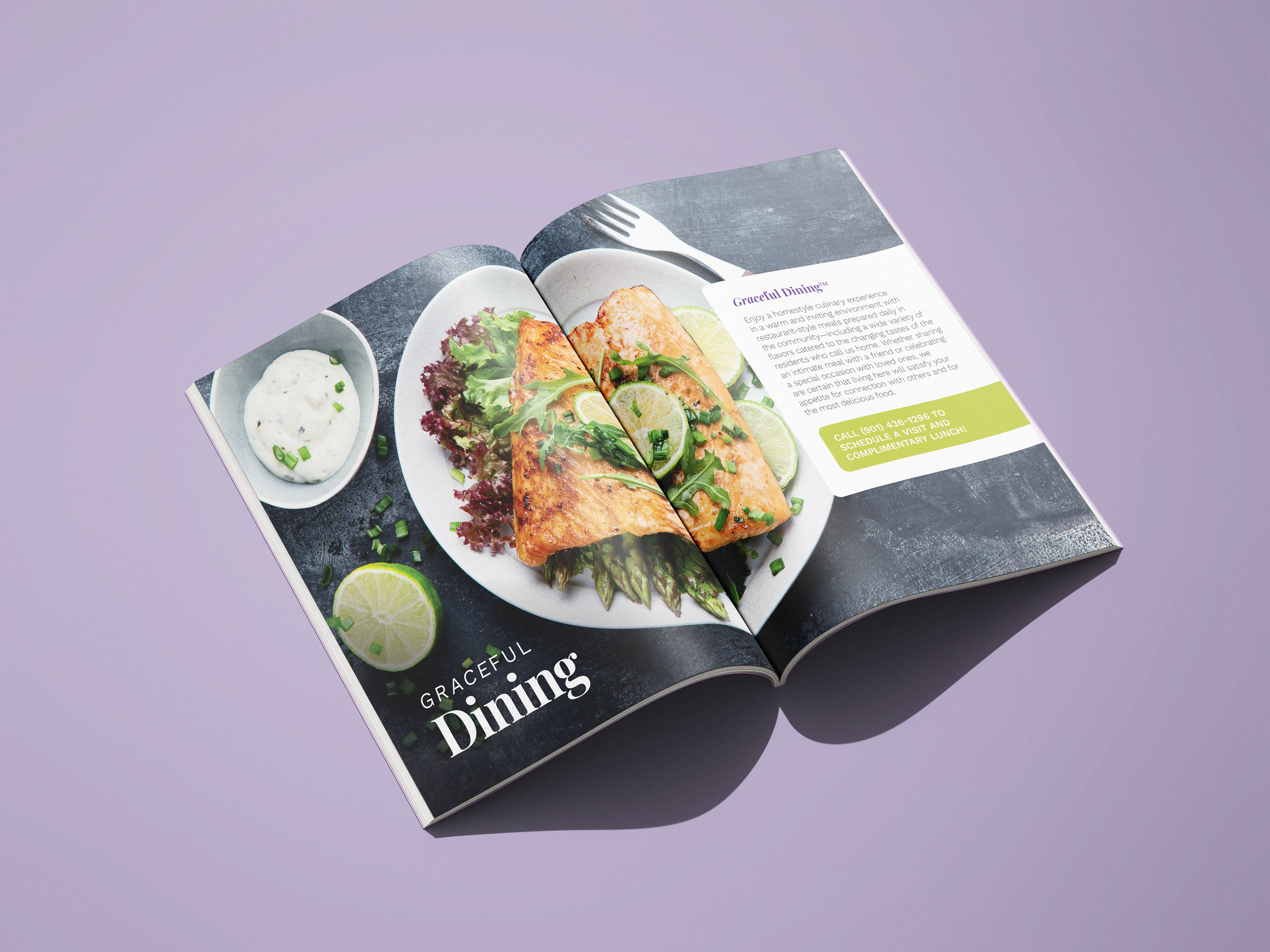 Printed samples of an eBrochure