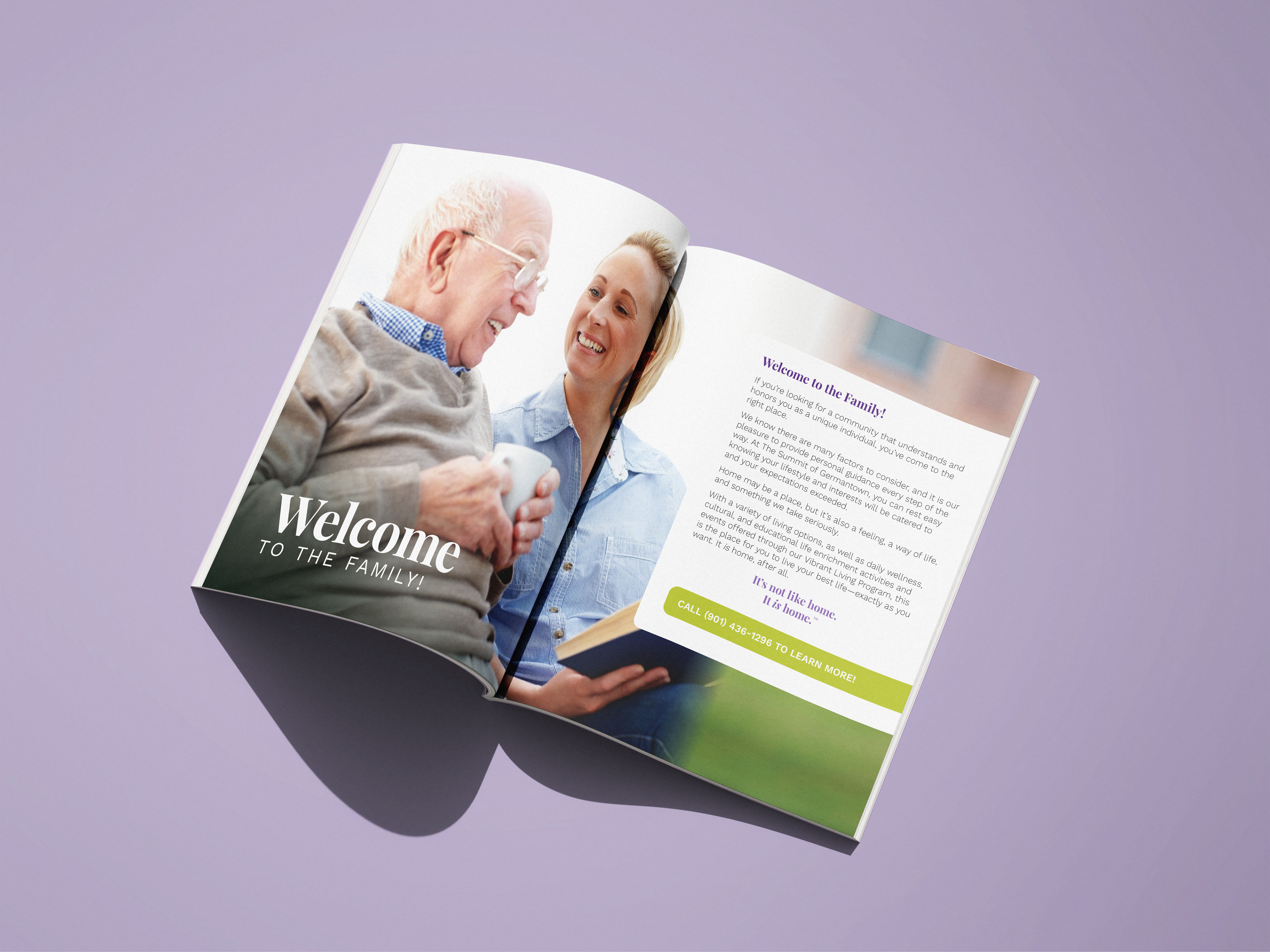 Printed samples of an eBrochure