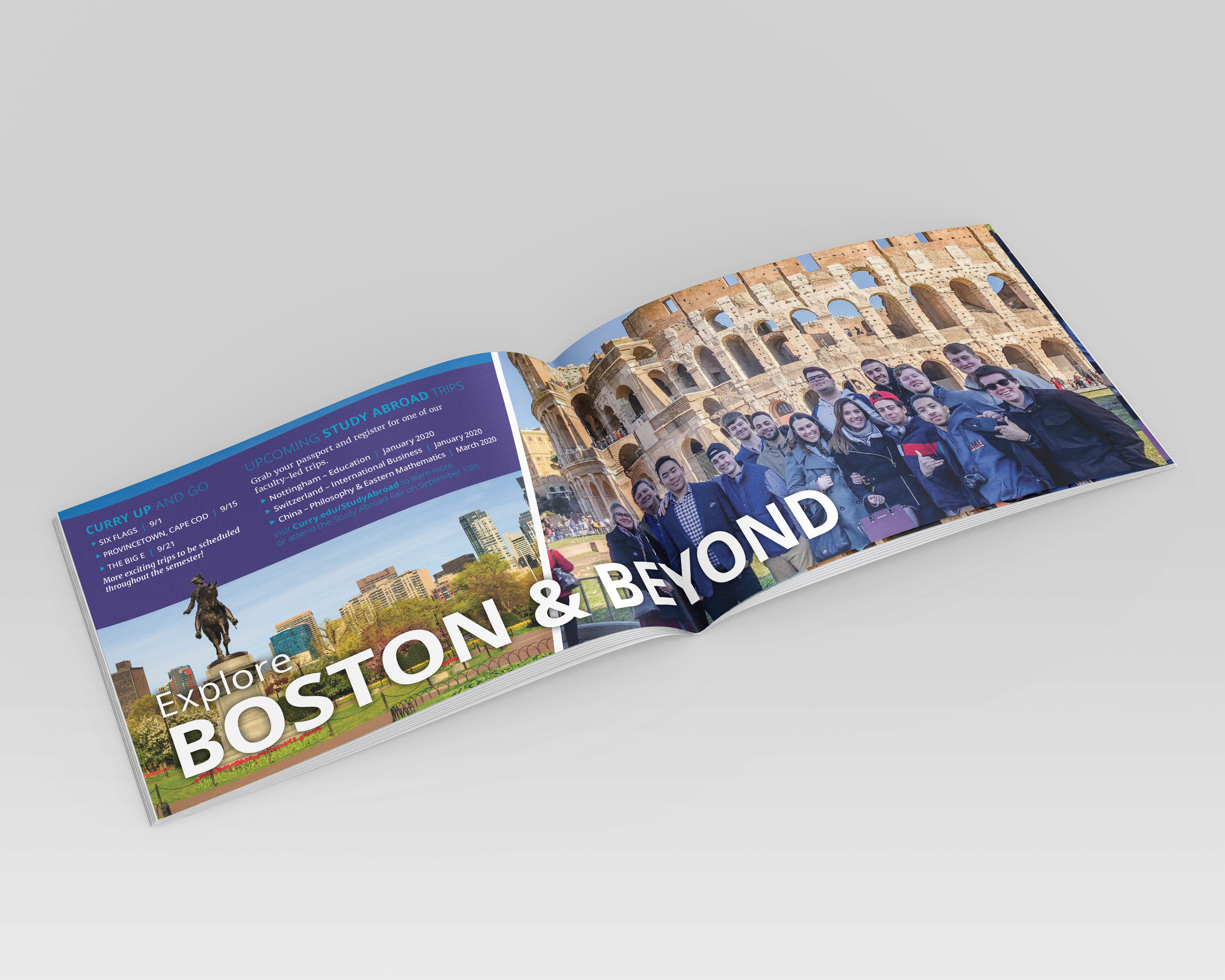 Spreads from Dream Bigger PAL brochure