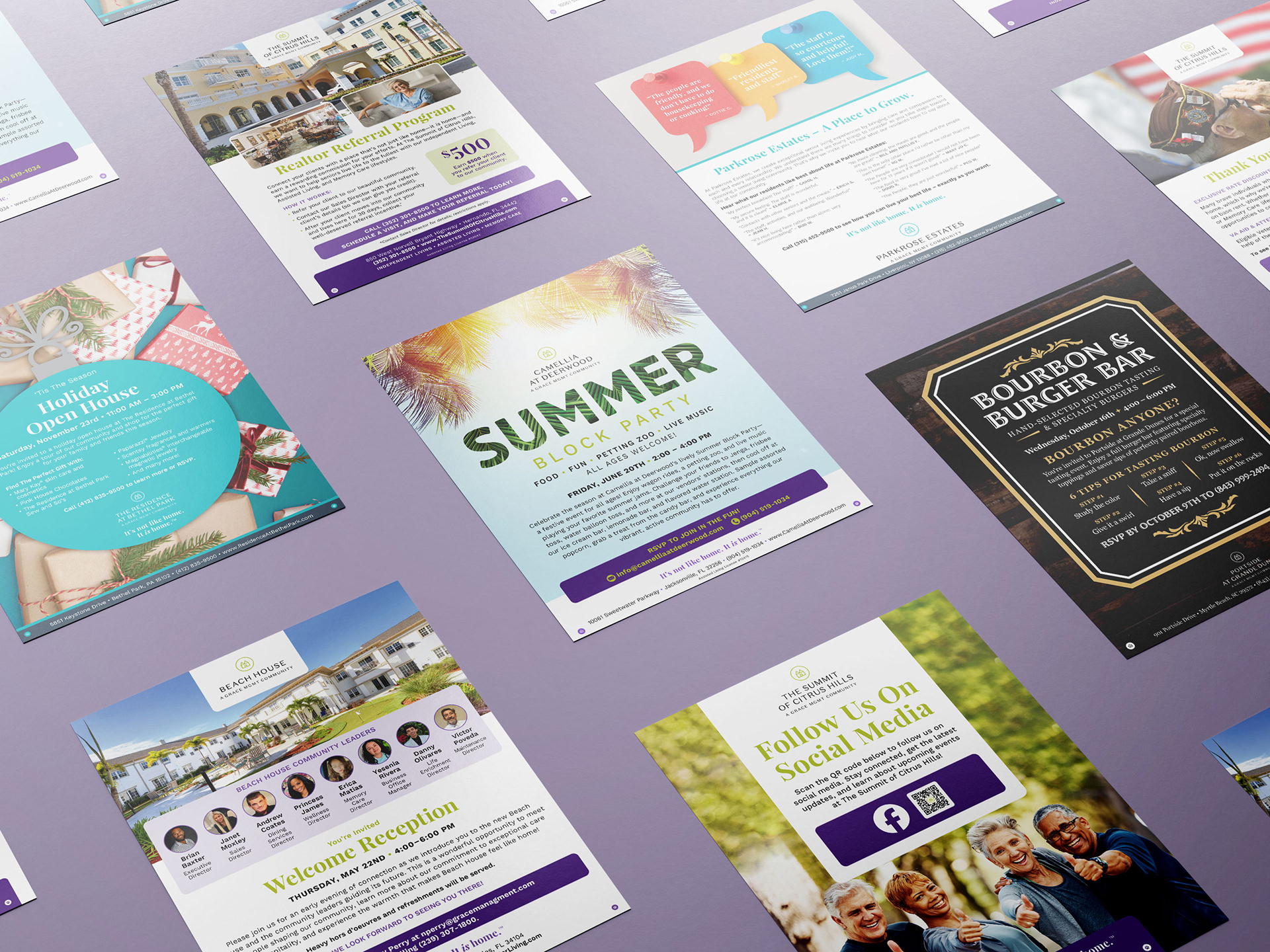 Marketing and event-based flyers