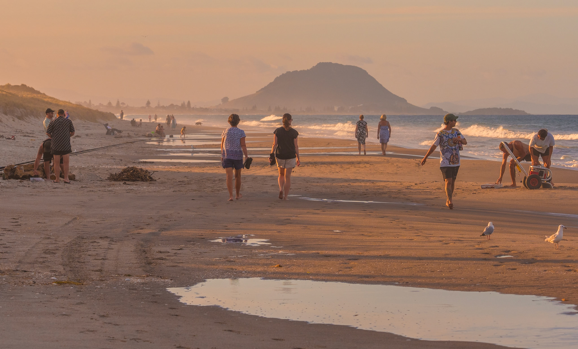 Summer Evening Papamoa Beach P1020107