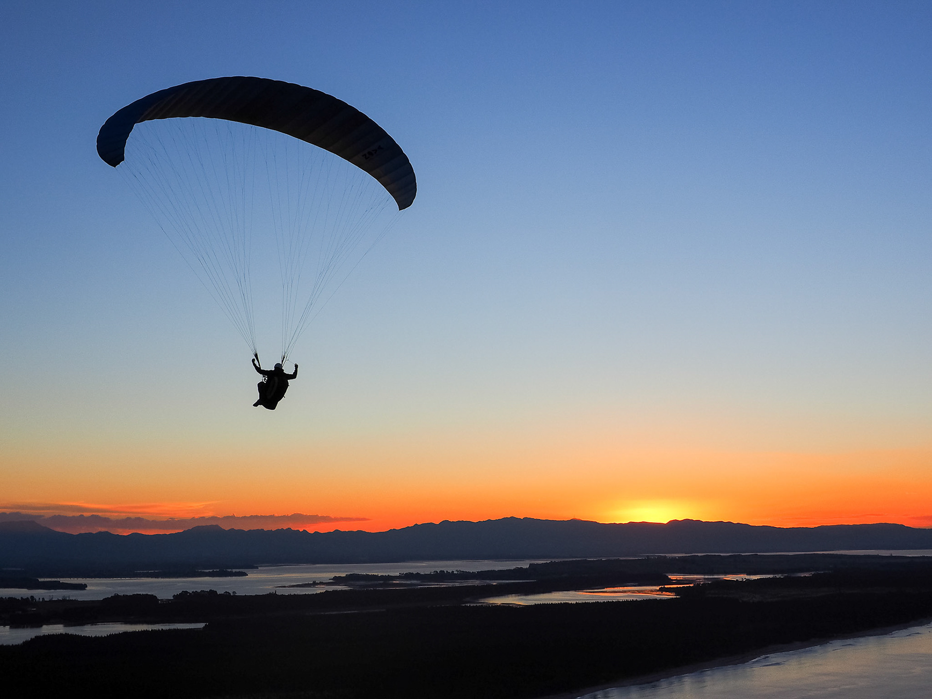 Last Flight Of The Day, Mount Maunganui P30201405