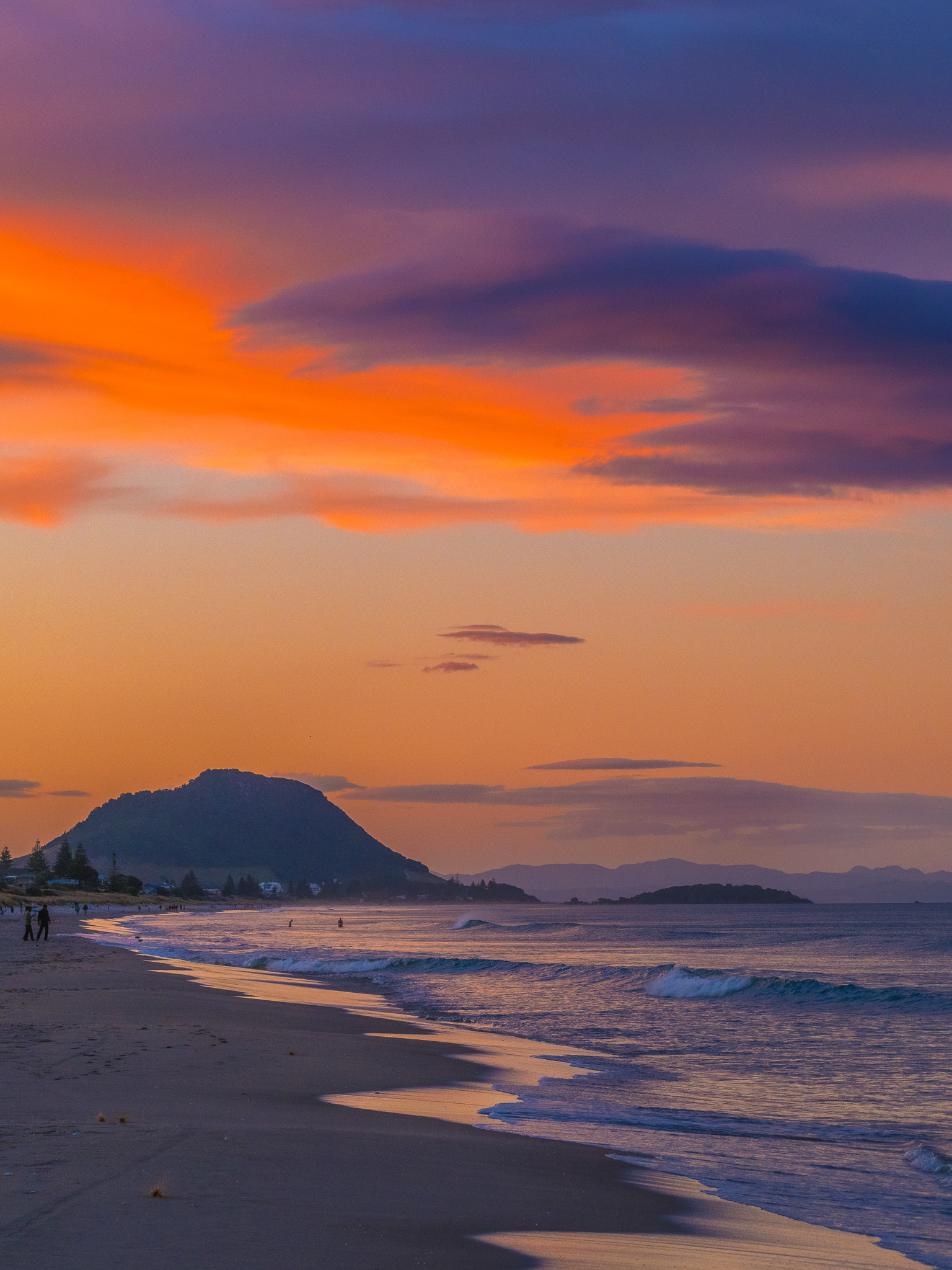 Summer Sunset Arataki Beach IMG_0730