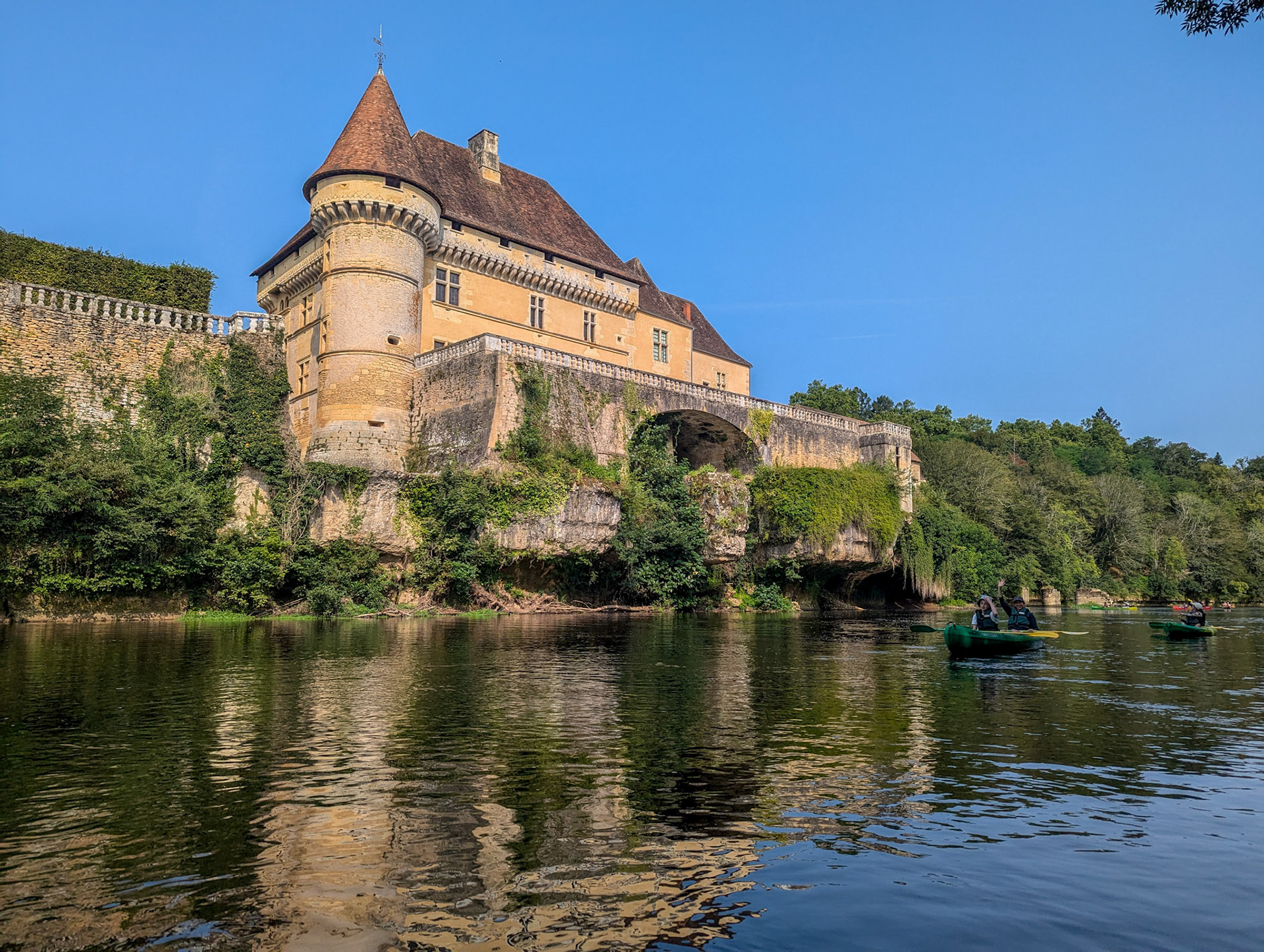 Canoeing on the Vezere