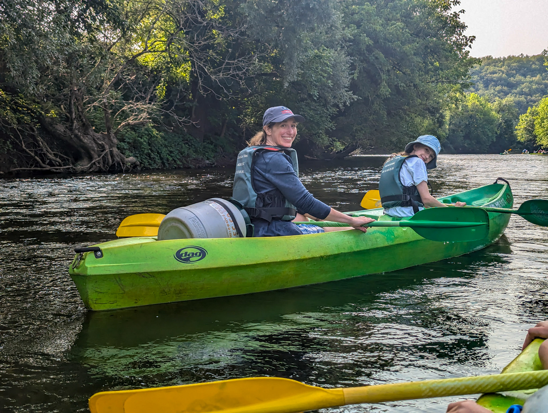 Canoeing on the Vezere